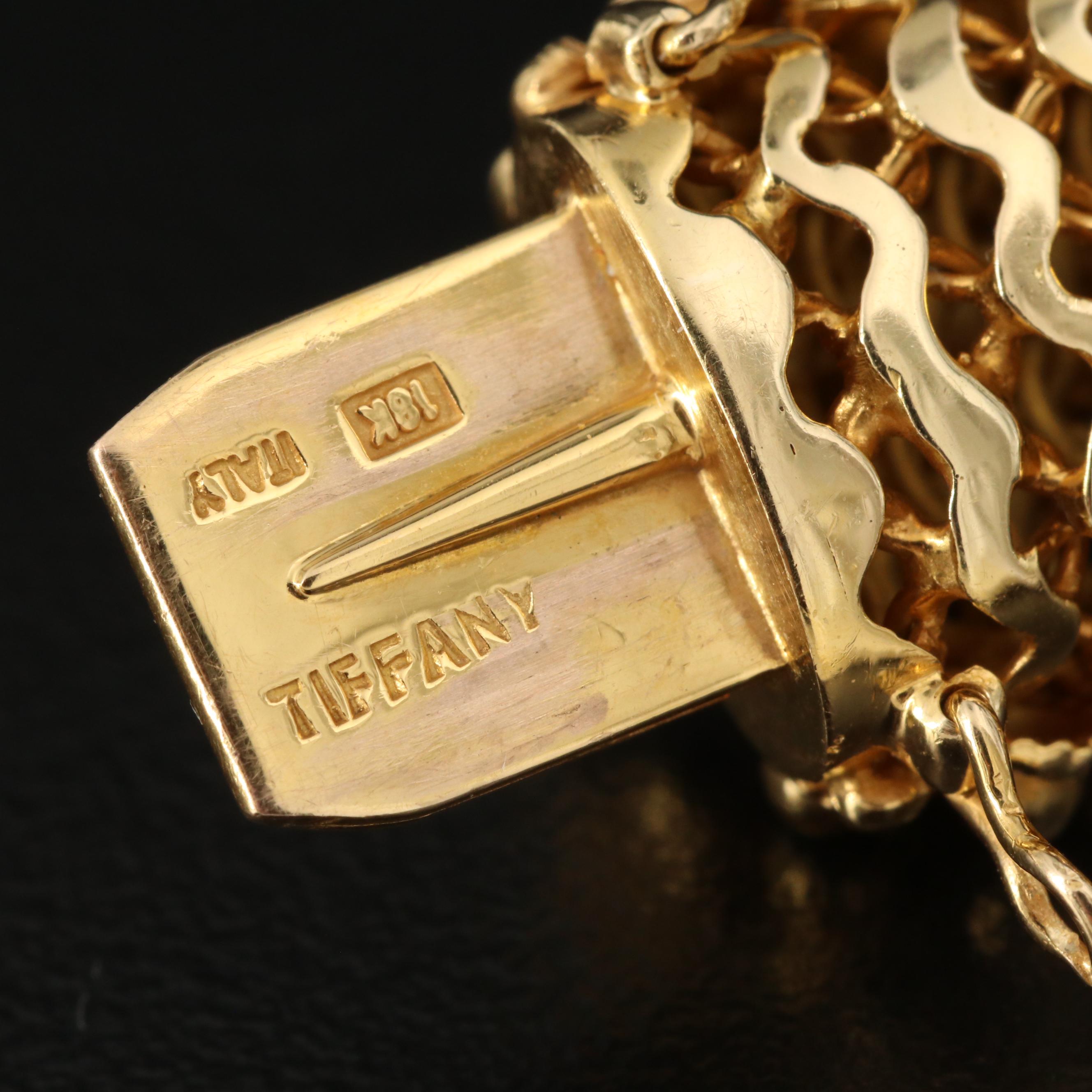 Vintage Tiffany & Co. 18K Cannetille Bracelet