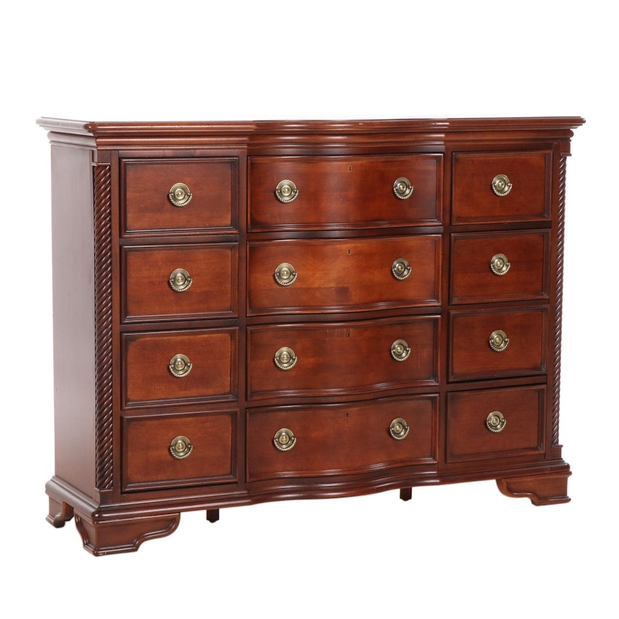 Stanley Furniture Mahogany Chest of Drawers, Late 20th Century