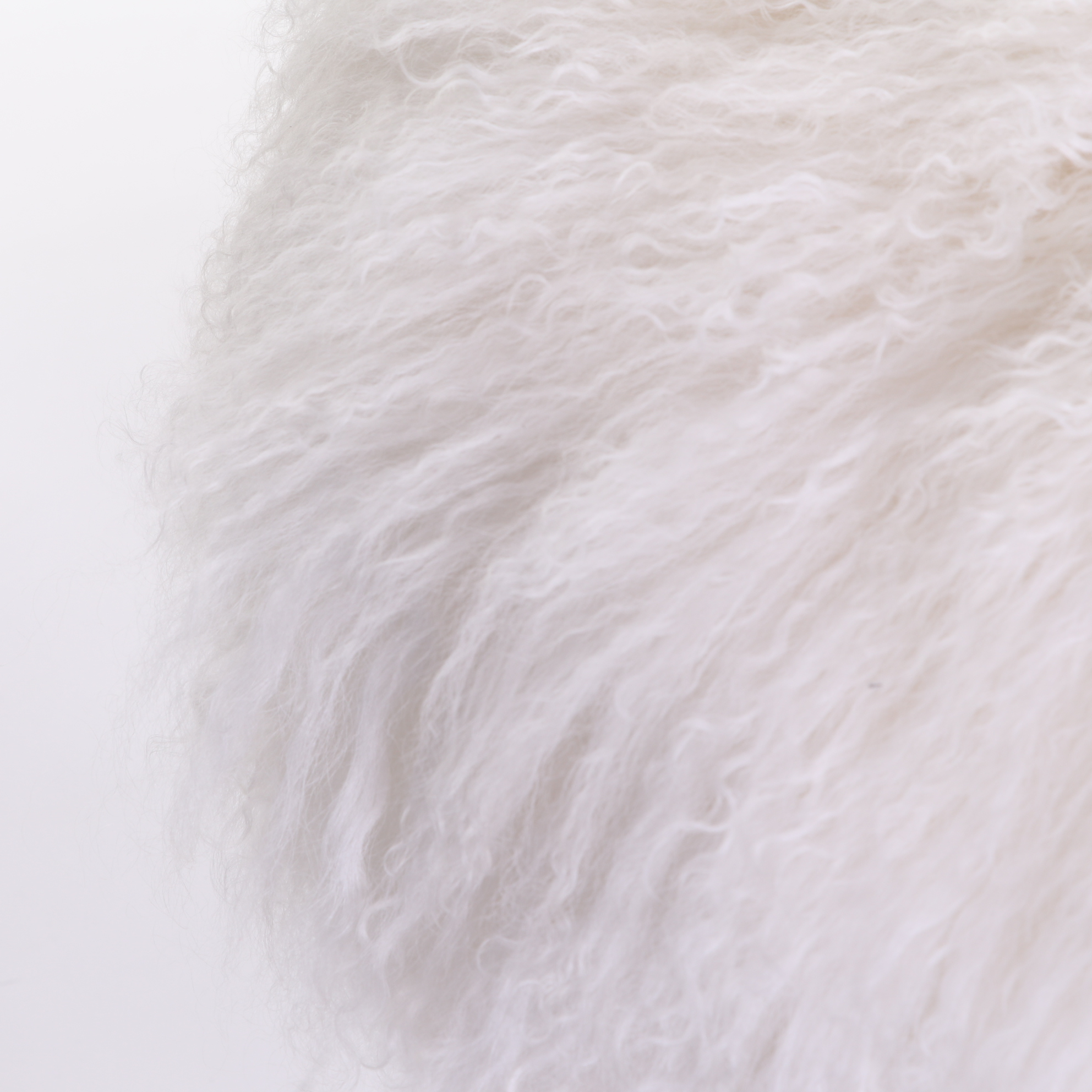 Diamond Home Modern Faux Fur and Acrylic Stools