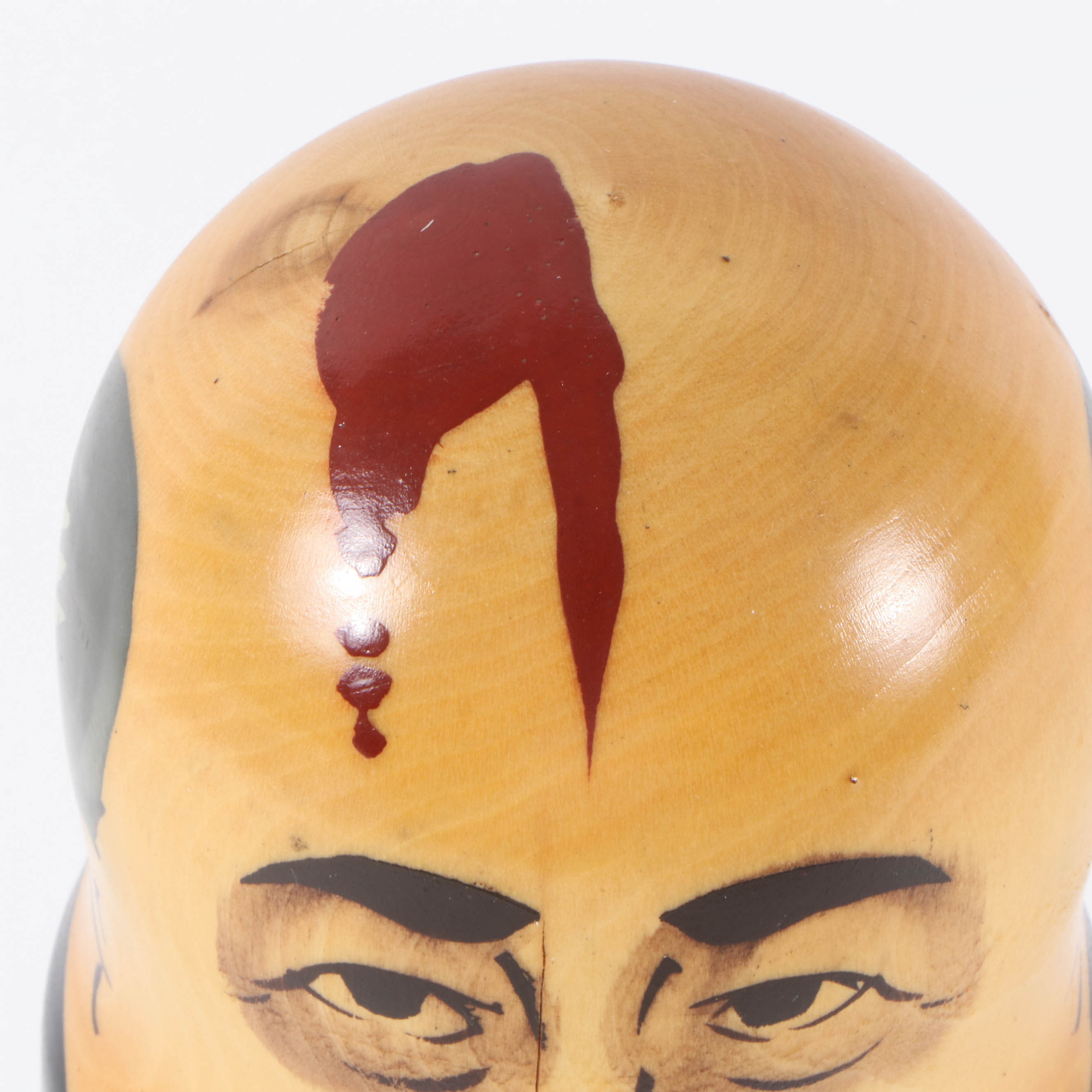 Soviet Union Leaders Hand-Painted Nesting Doll, Late 20th Century