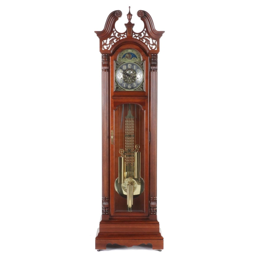 Howard Miller Cherry Case "Ambassador Collection" Grandfather Clock