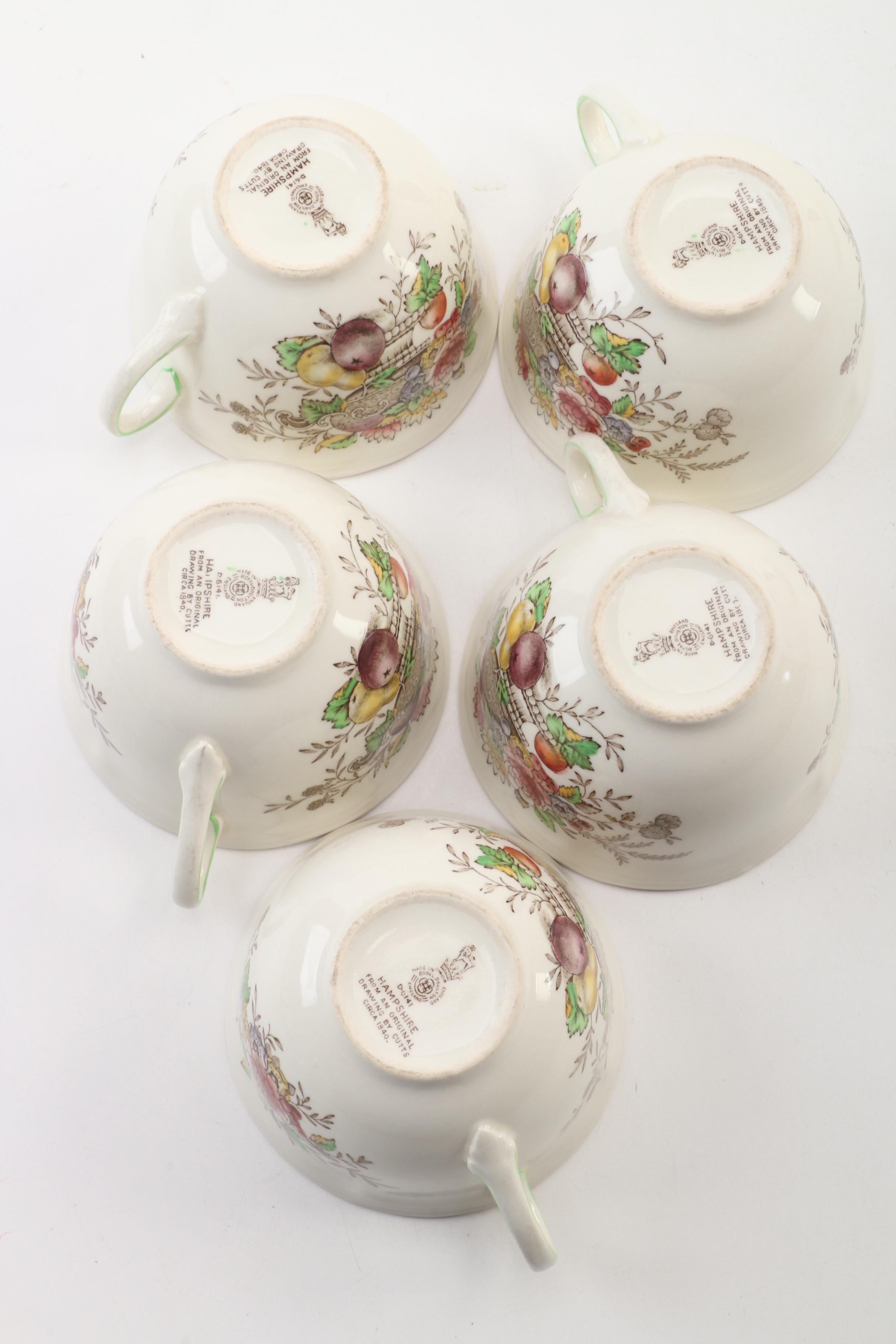 Royal Doulton "Hampshire" Ceramic Dinnerware, Mid-20th Century