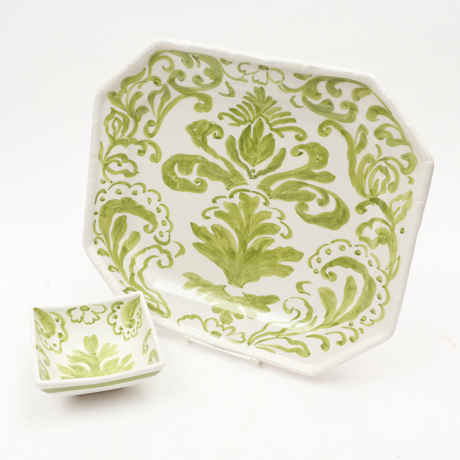 Maxcera "Pumpkin Flower" and The Mane Lion Ceramic Serveware