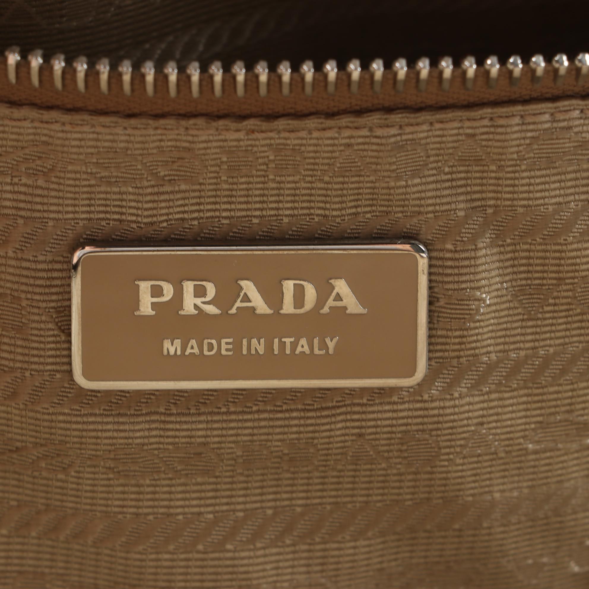 Prada White Saffiano Leather Handbag