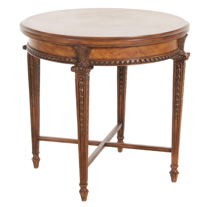 Emerson et Cie Napoleon III Style Burl Top Side Table