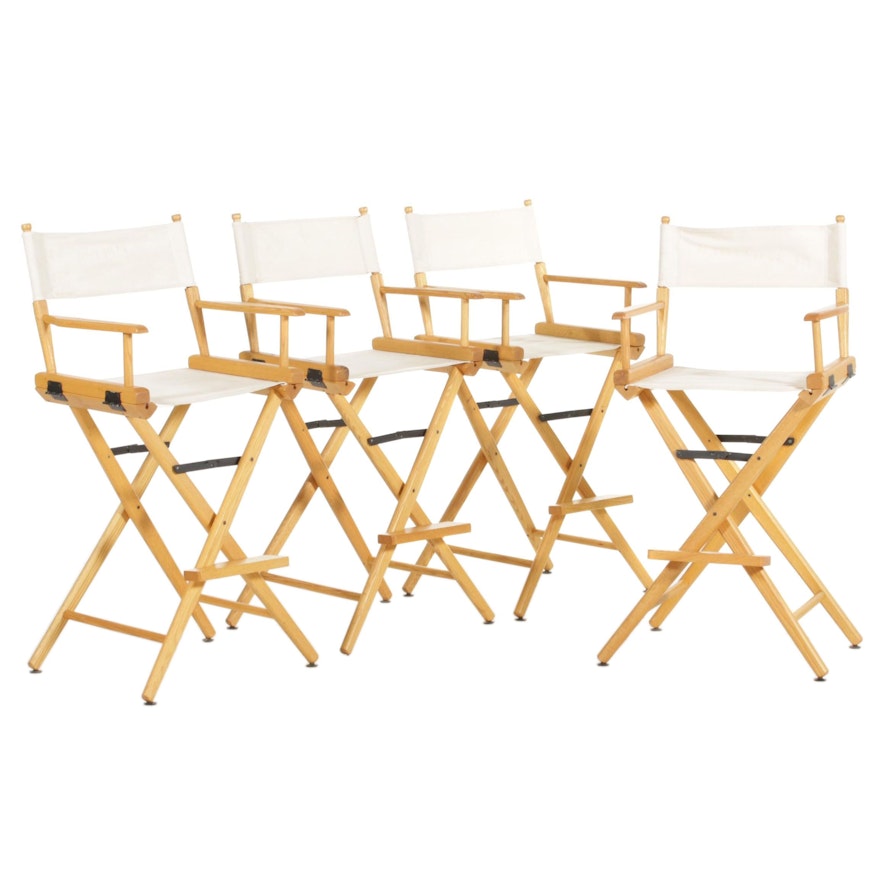 Bar Height Director Chairs, Late 20th-Early 21st Century