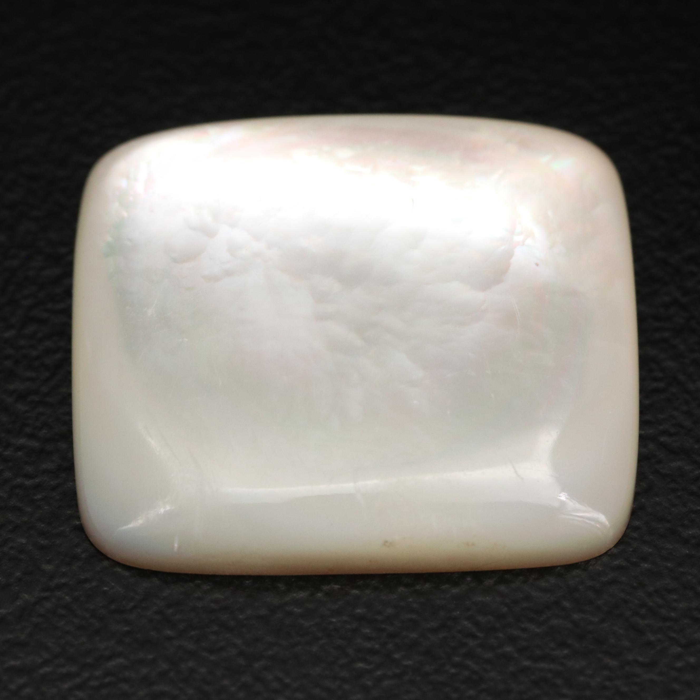 Loose 13.86 CT Mother of Pearl Tablet