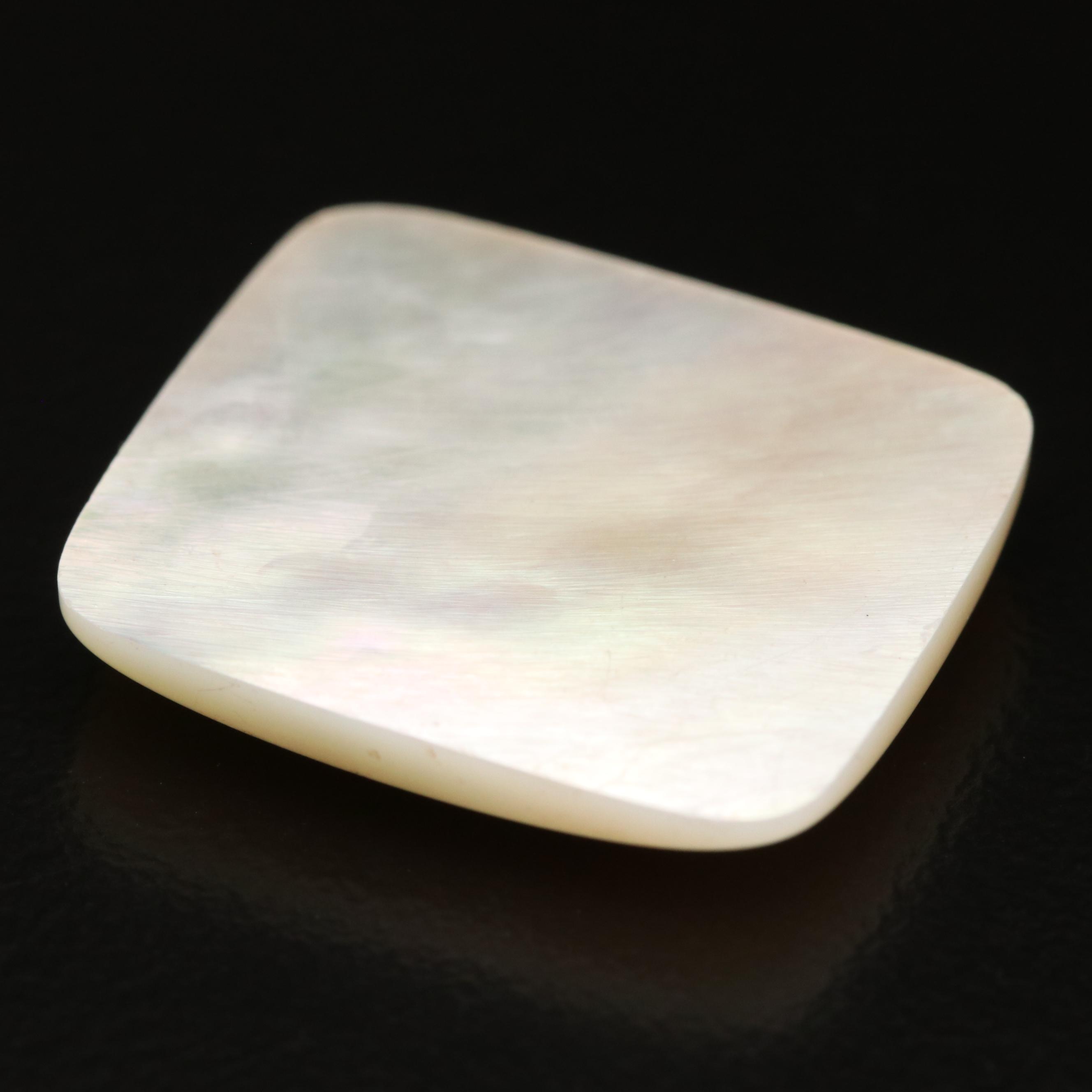Loose 13.86 CT Mother of Pearl Tablet