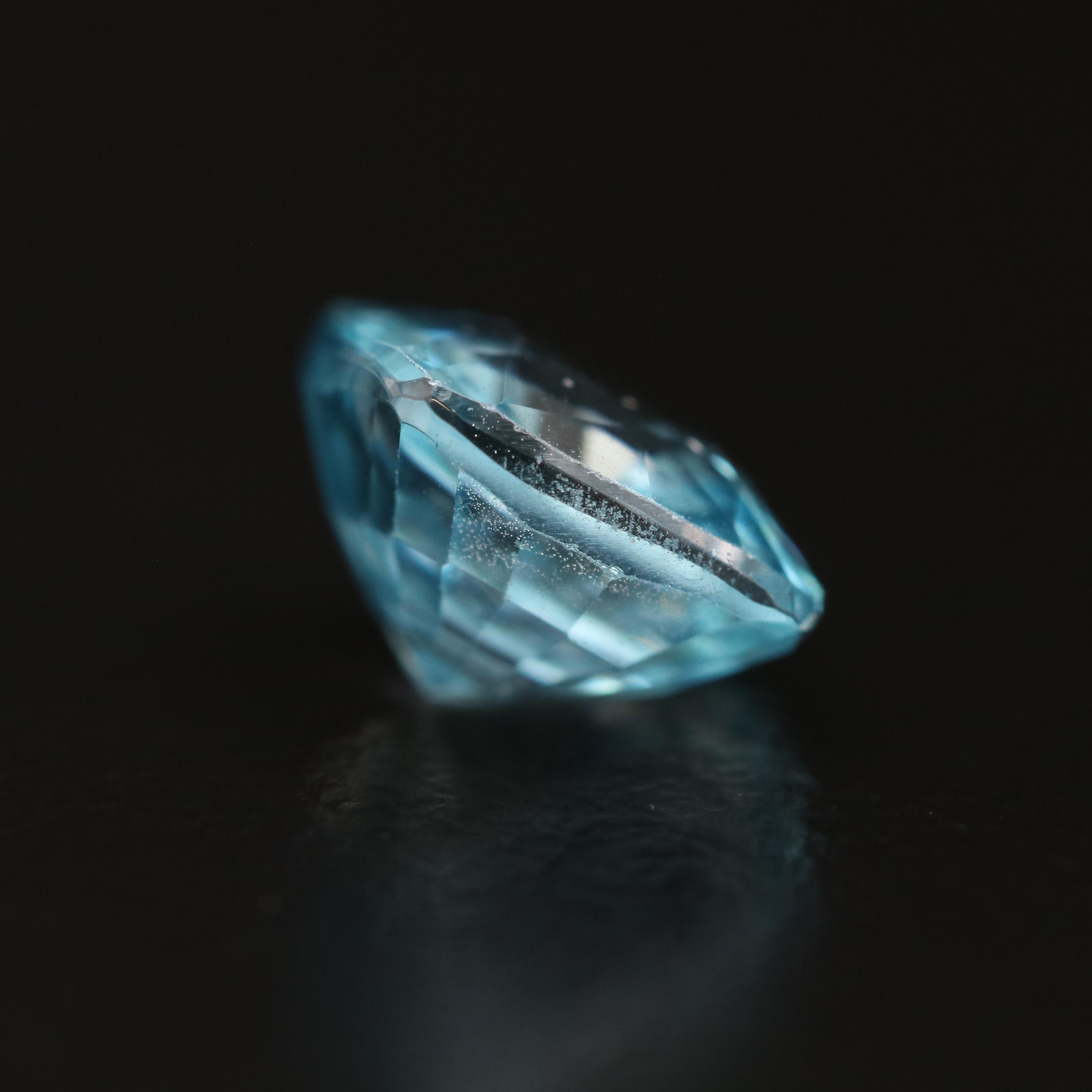 Loose 2.75 CT Square Faceted Zircon