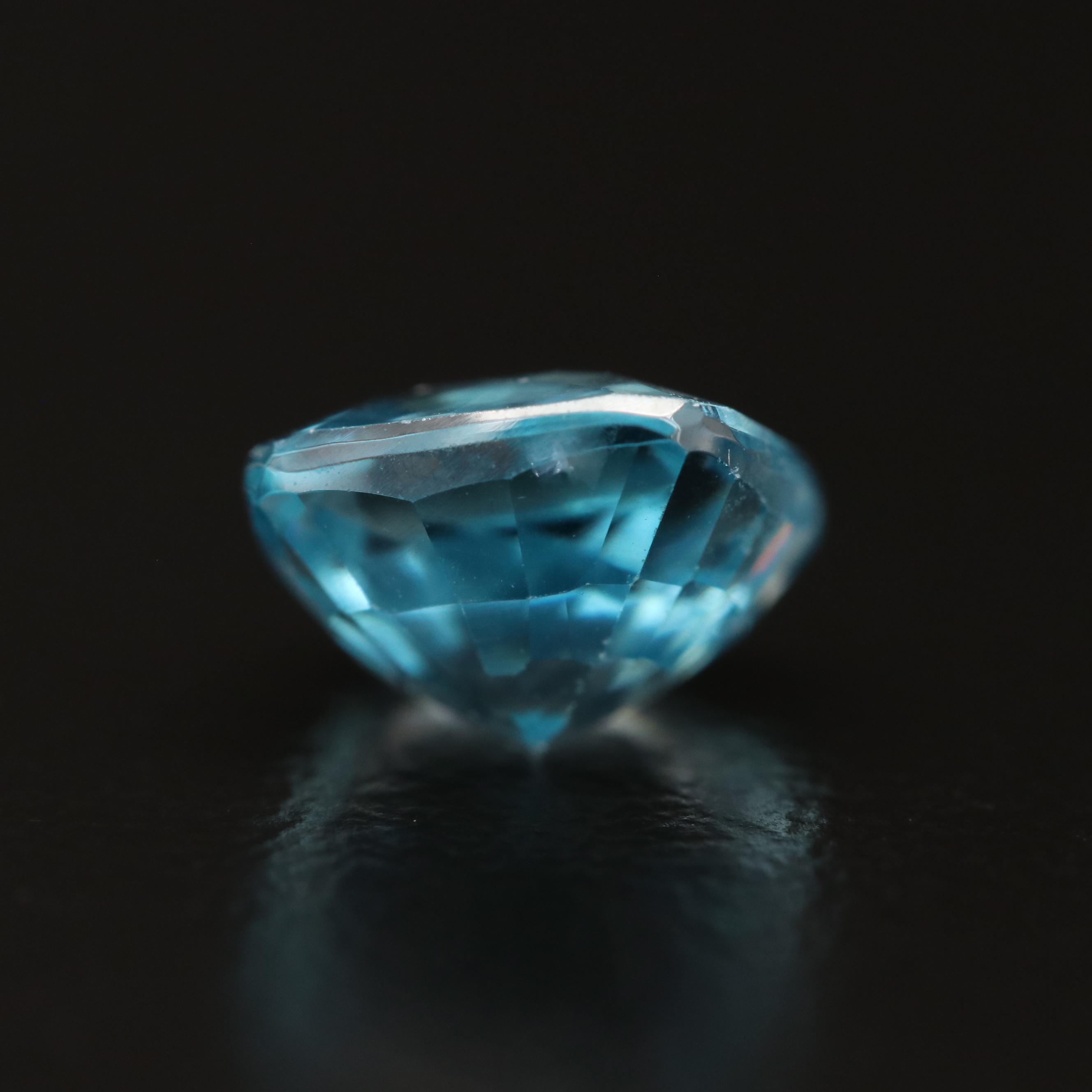 Loose 2.75 CT Square Faceted Zircon