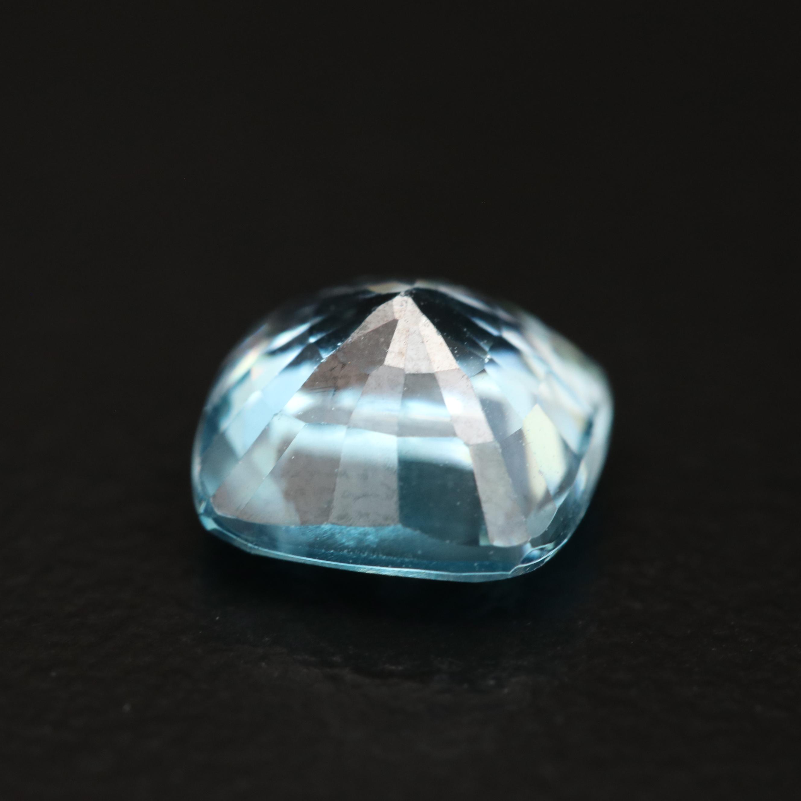 Loose 2.75 CT Square Faceted Zircon