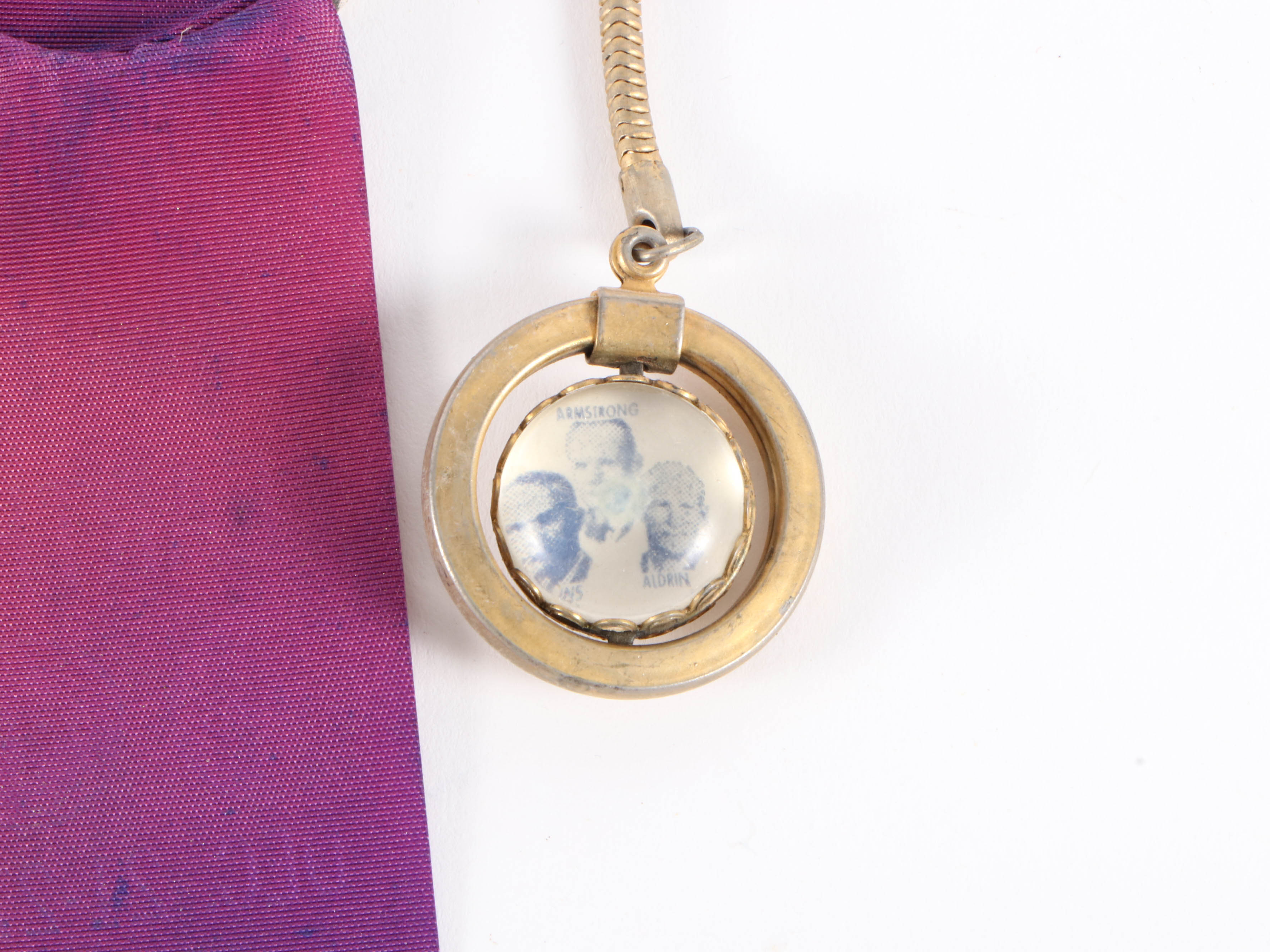 NASA Apollo 11, John Glenn, Apollo 8, and Gordon Cooper Pinbacks, 1960s