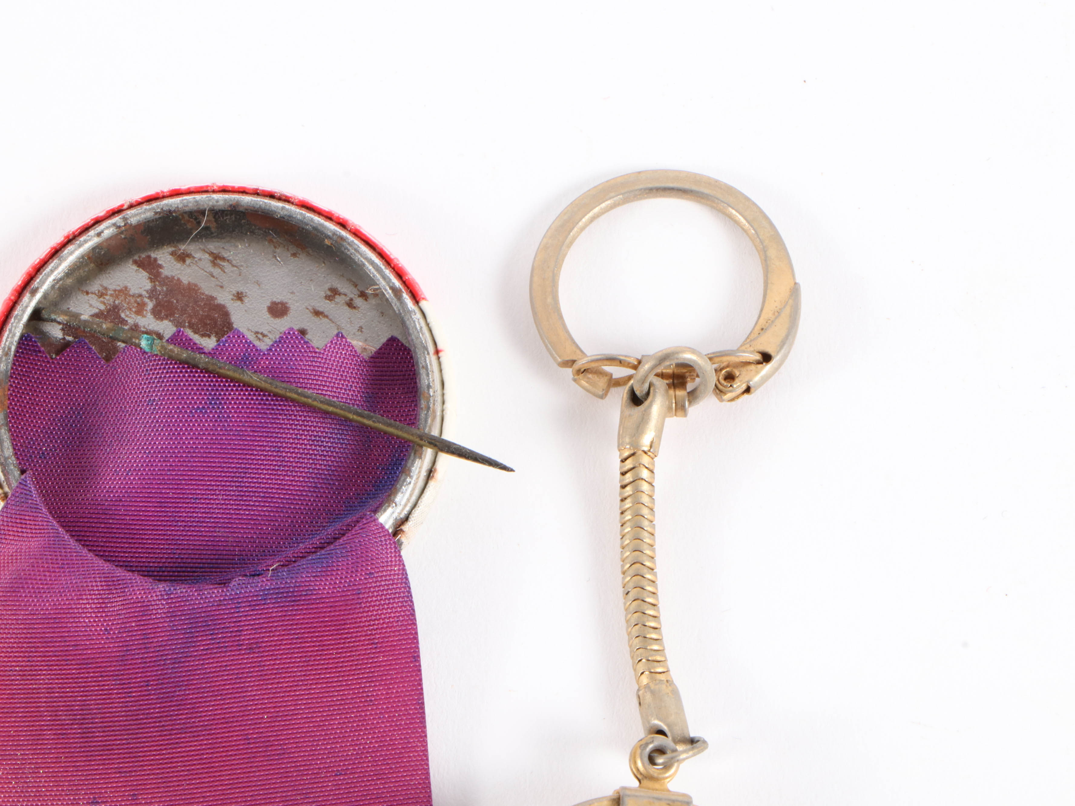 NASA Apollo 11, John Glenn, Apollo 8, and Gordon Cooper Pinbacks, 1960s