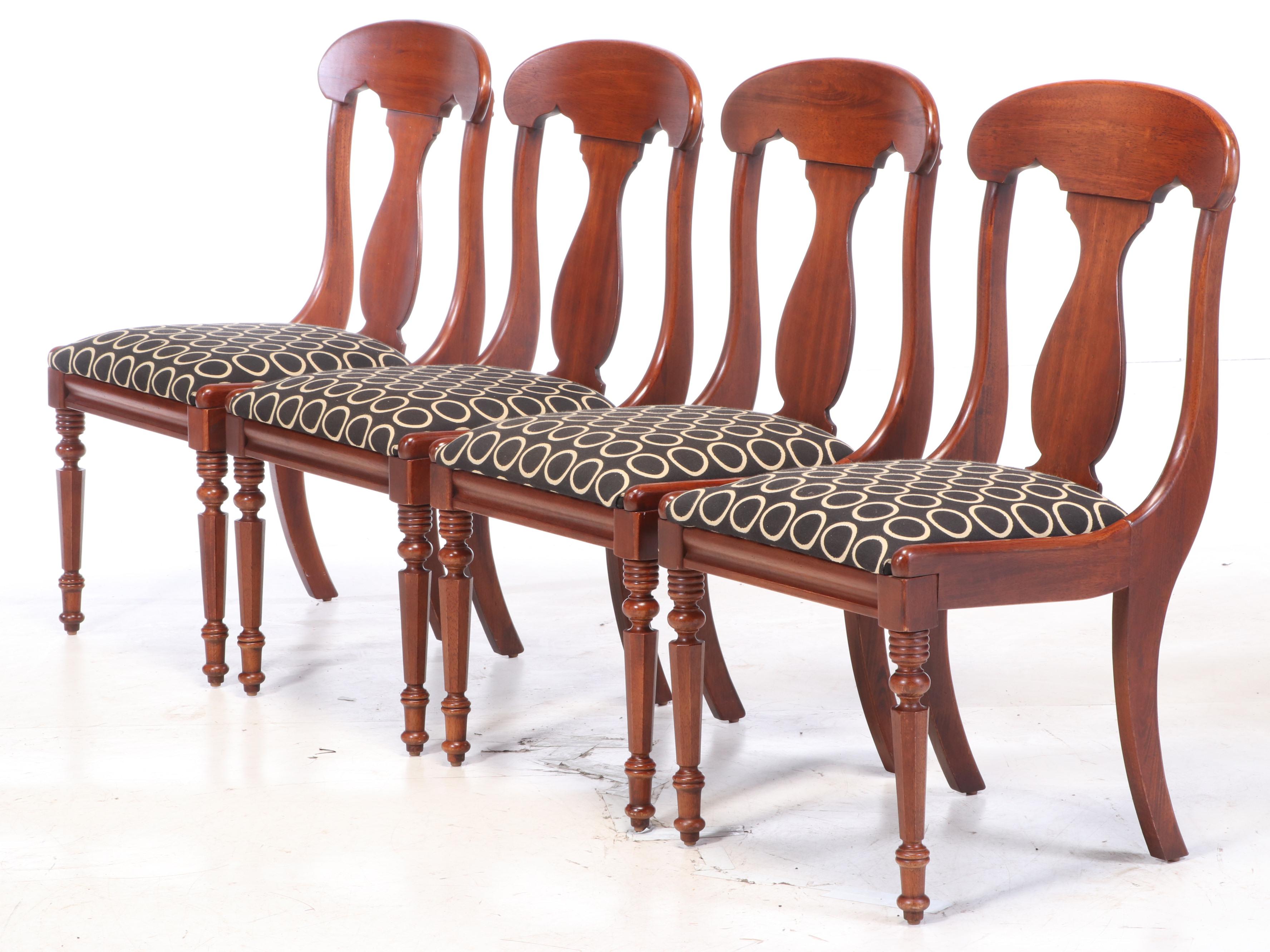 Lexington "Vestiges of the Past" Table and Empire Style Dining Set