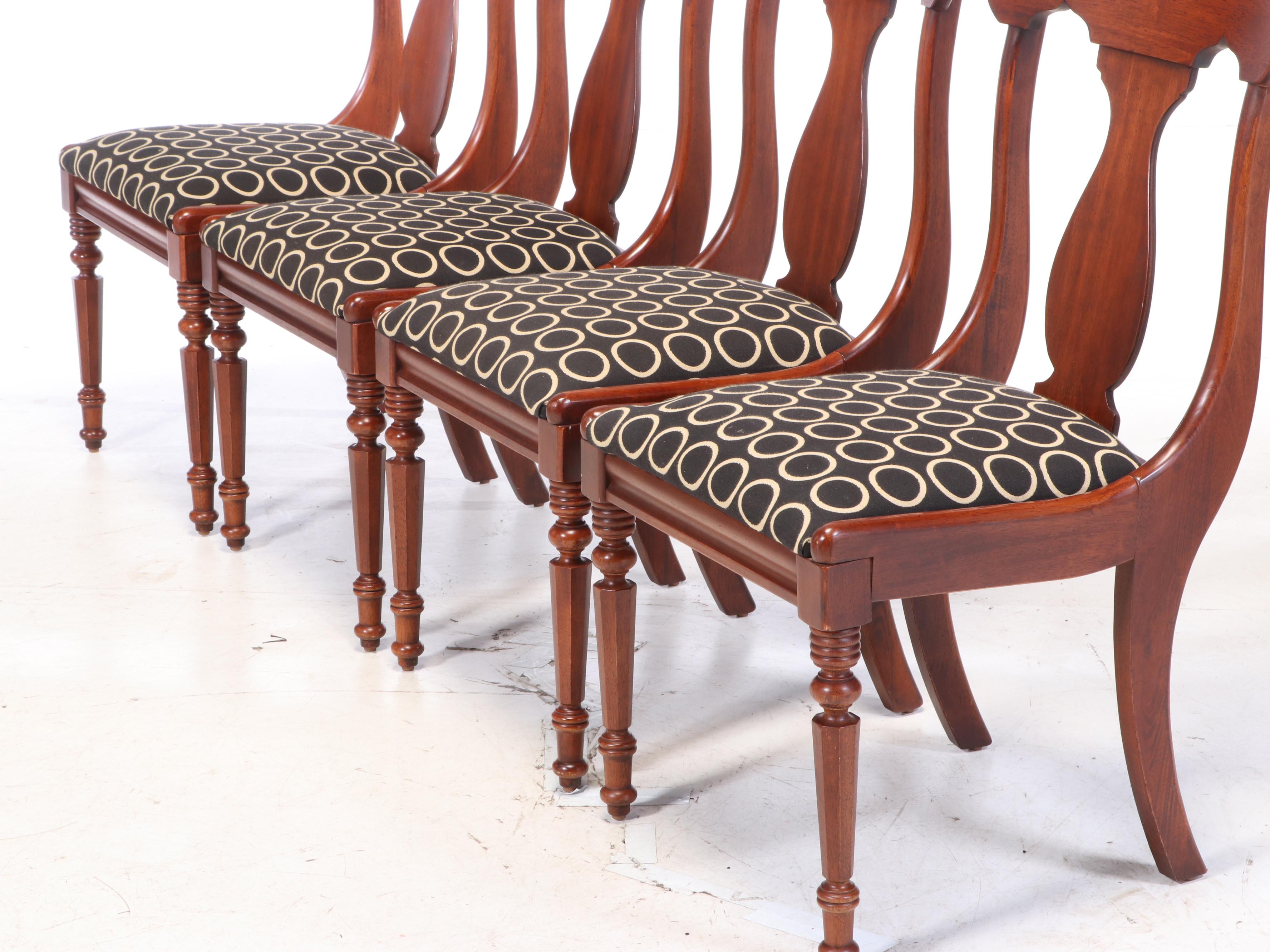 Lexington "Vestiges of the Past" Table and Empire Style Dining Set