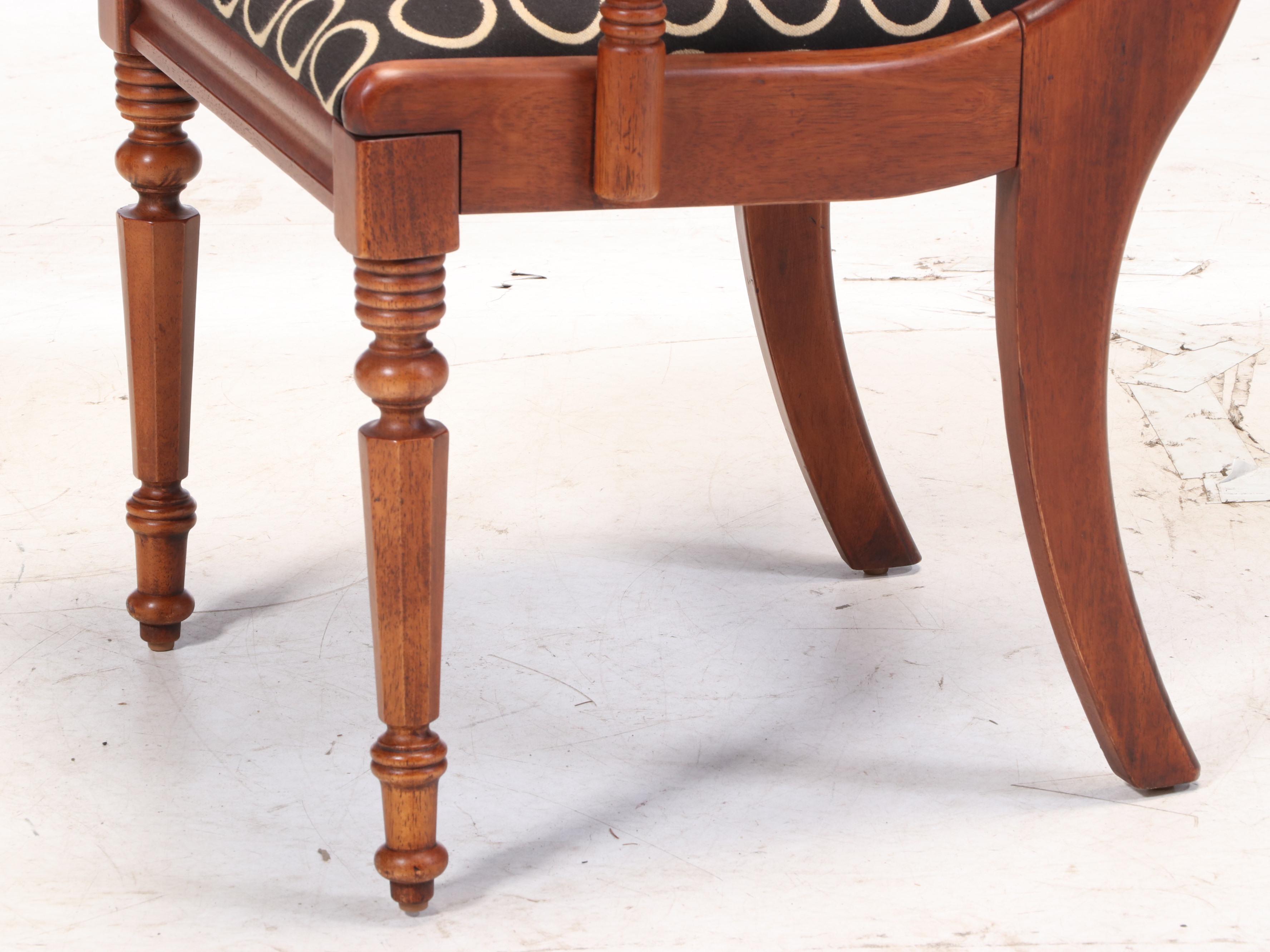 Lexington "Vestiges of the Past" Table and Empire Style Dining Set