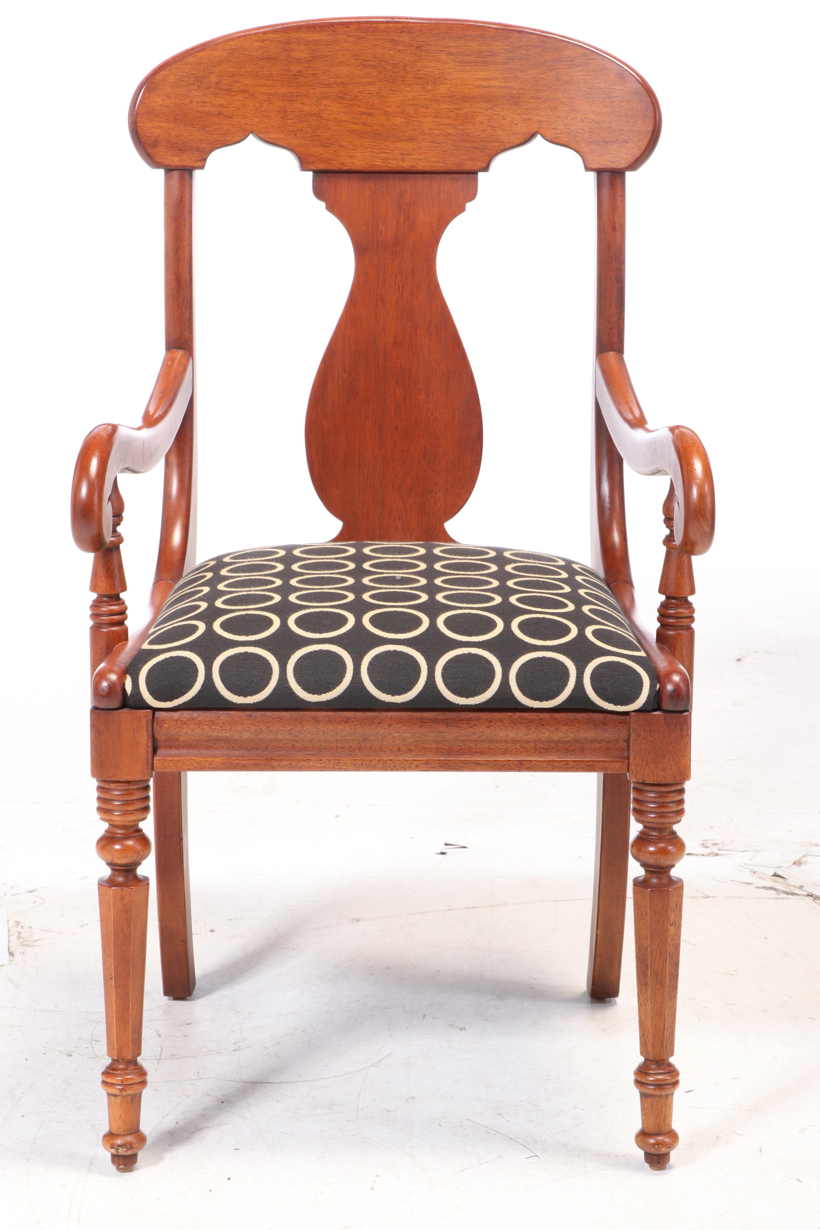 Lexington "Vestiges of the Past" Table and Empire Style Dining Set