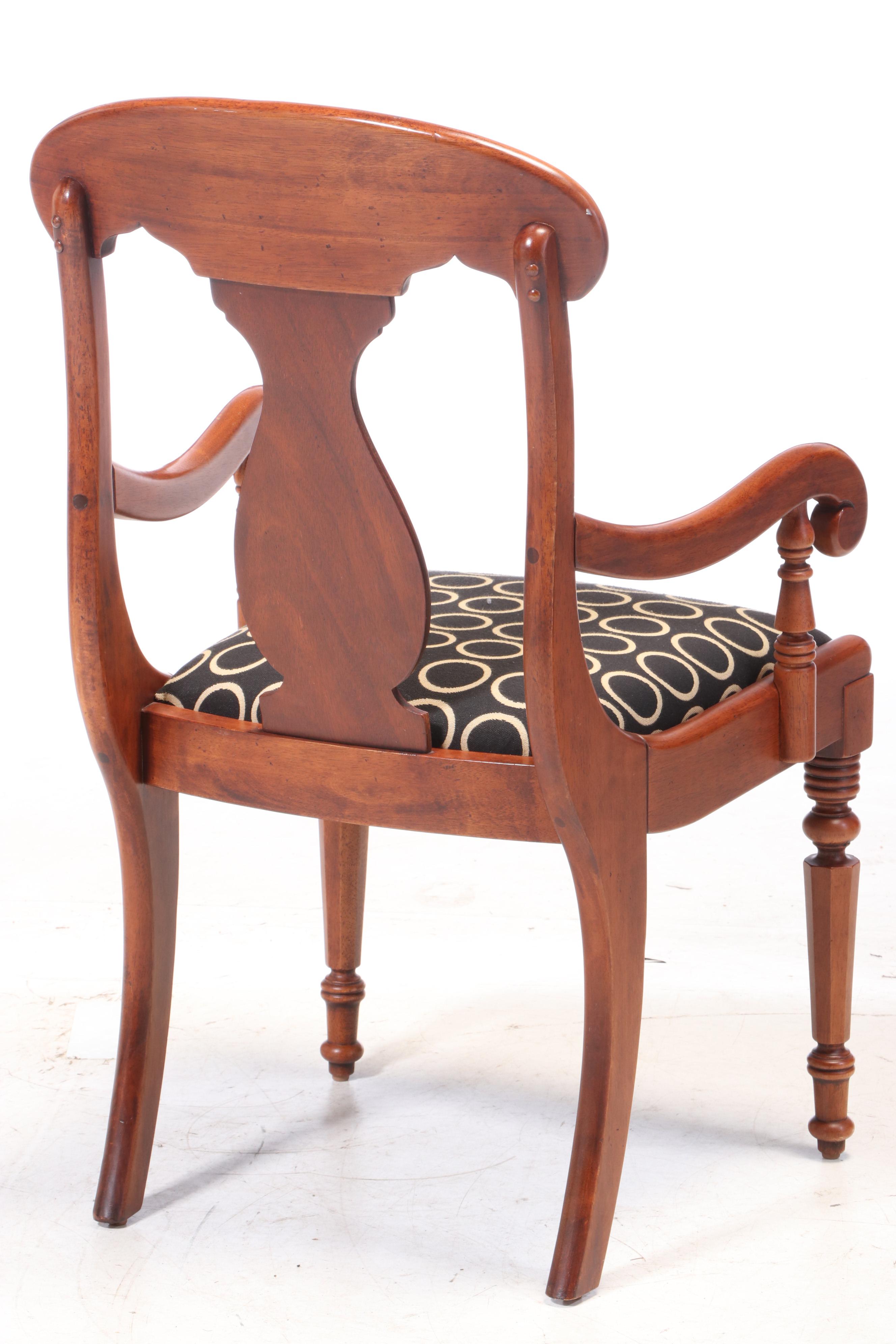 Lexington "Vestiges of the Past" Table and Empire Style Dining Set