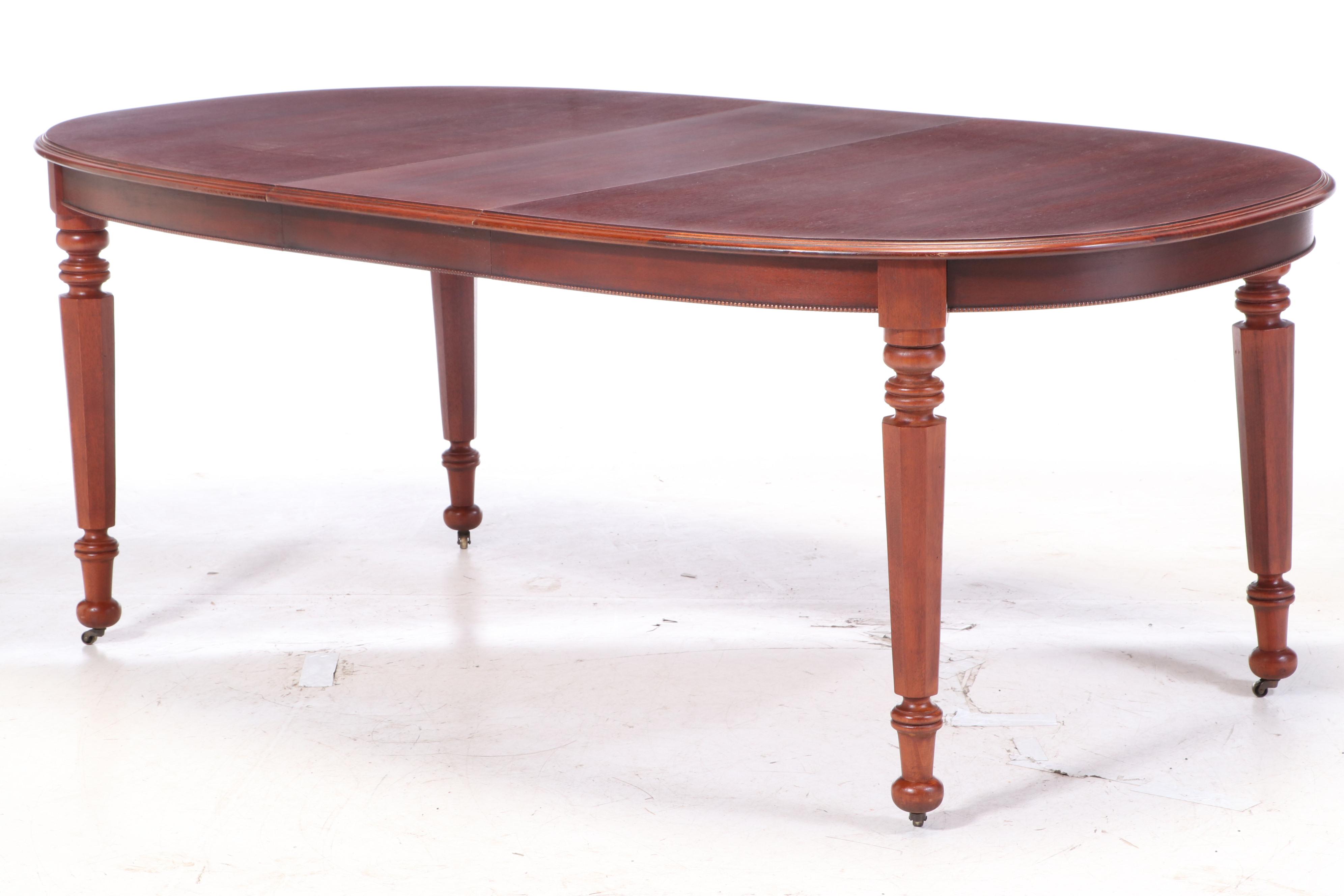 Lexington "Vestiges of the Past" Table and Empire Style Dining Set