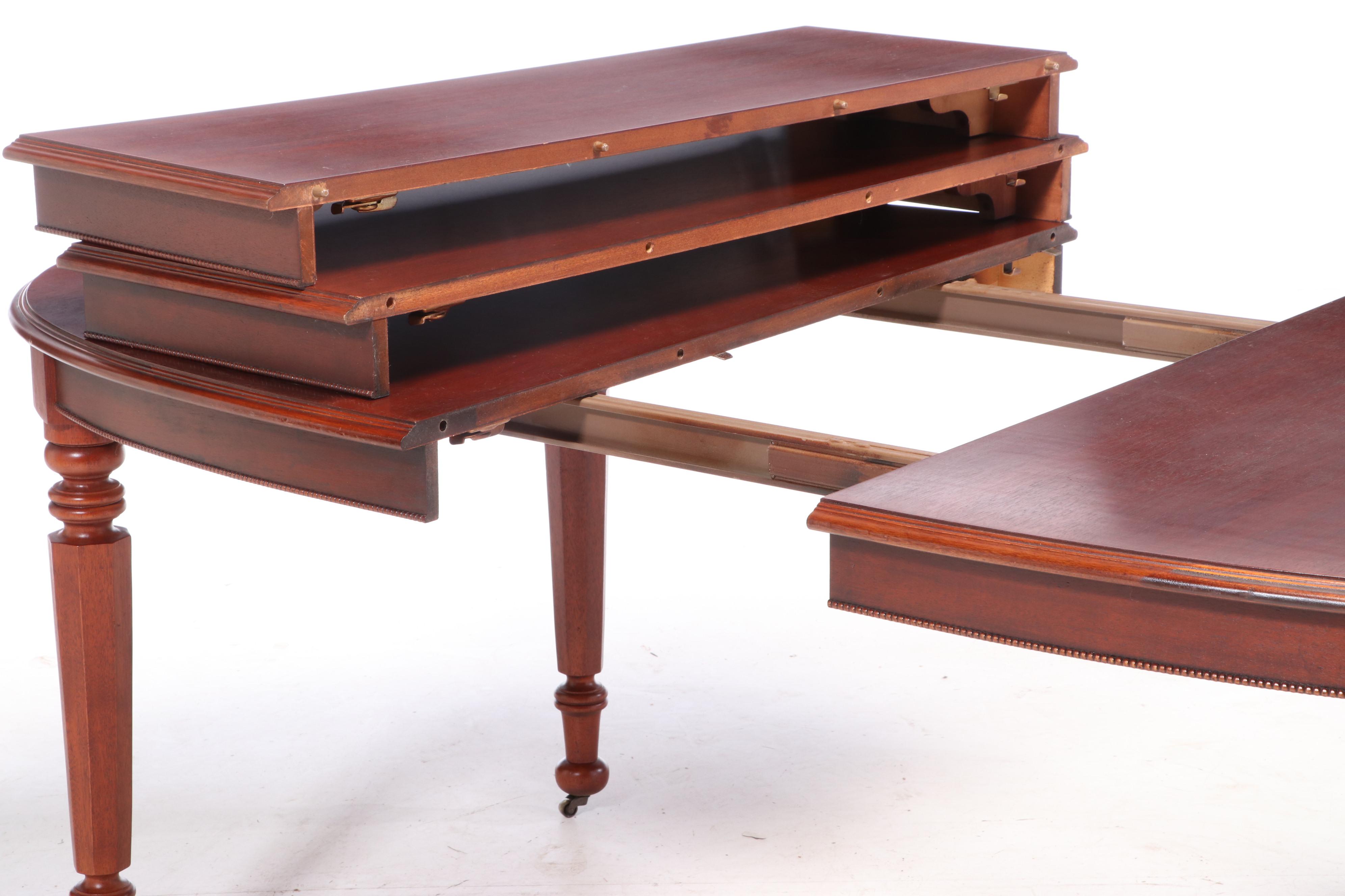 Lexington "Vestiges of the Past" Table and Empire Style Dining Set