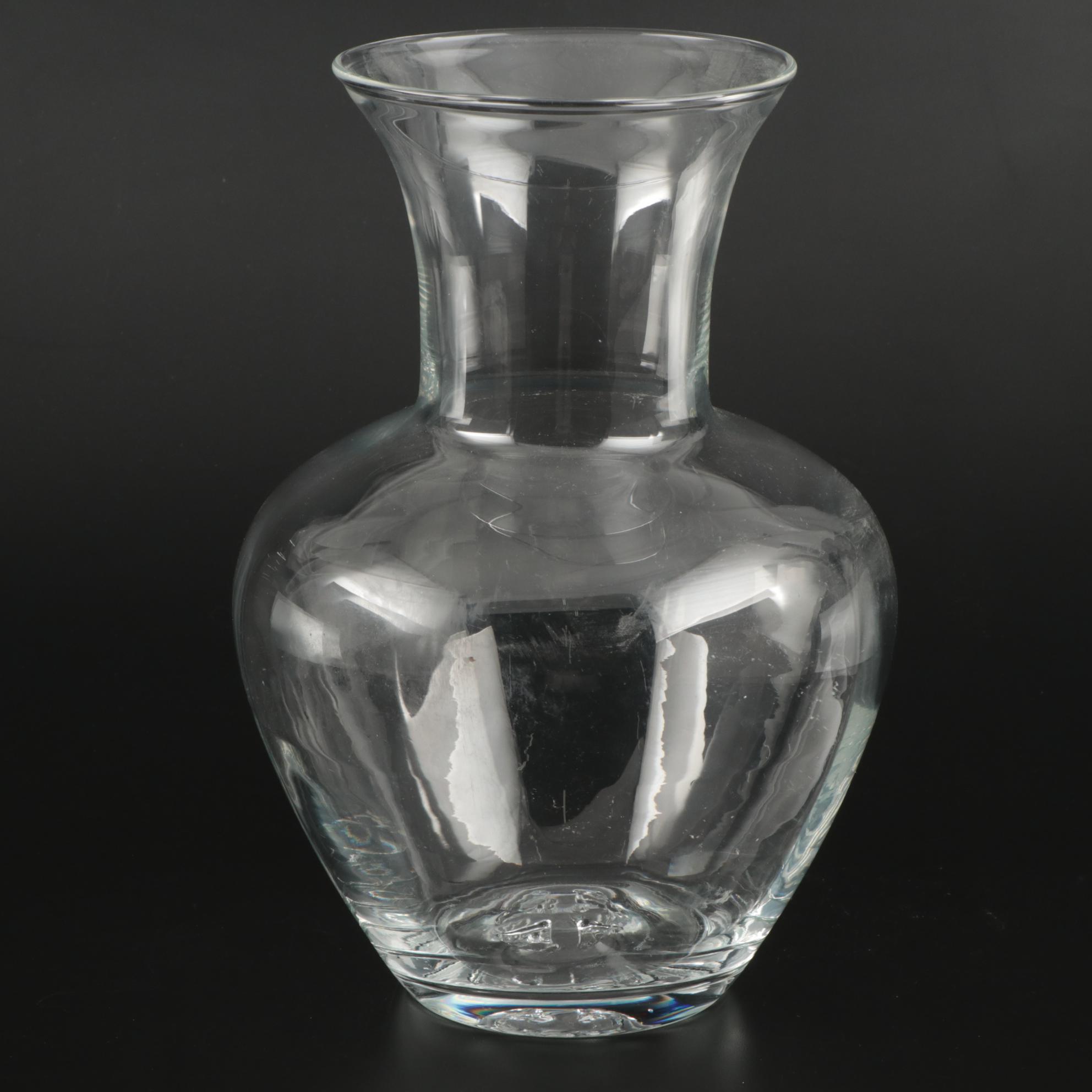 Simon Pearce "Shelburne" Hand Blown Glass Vase