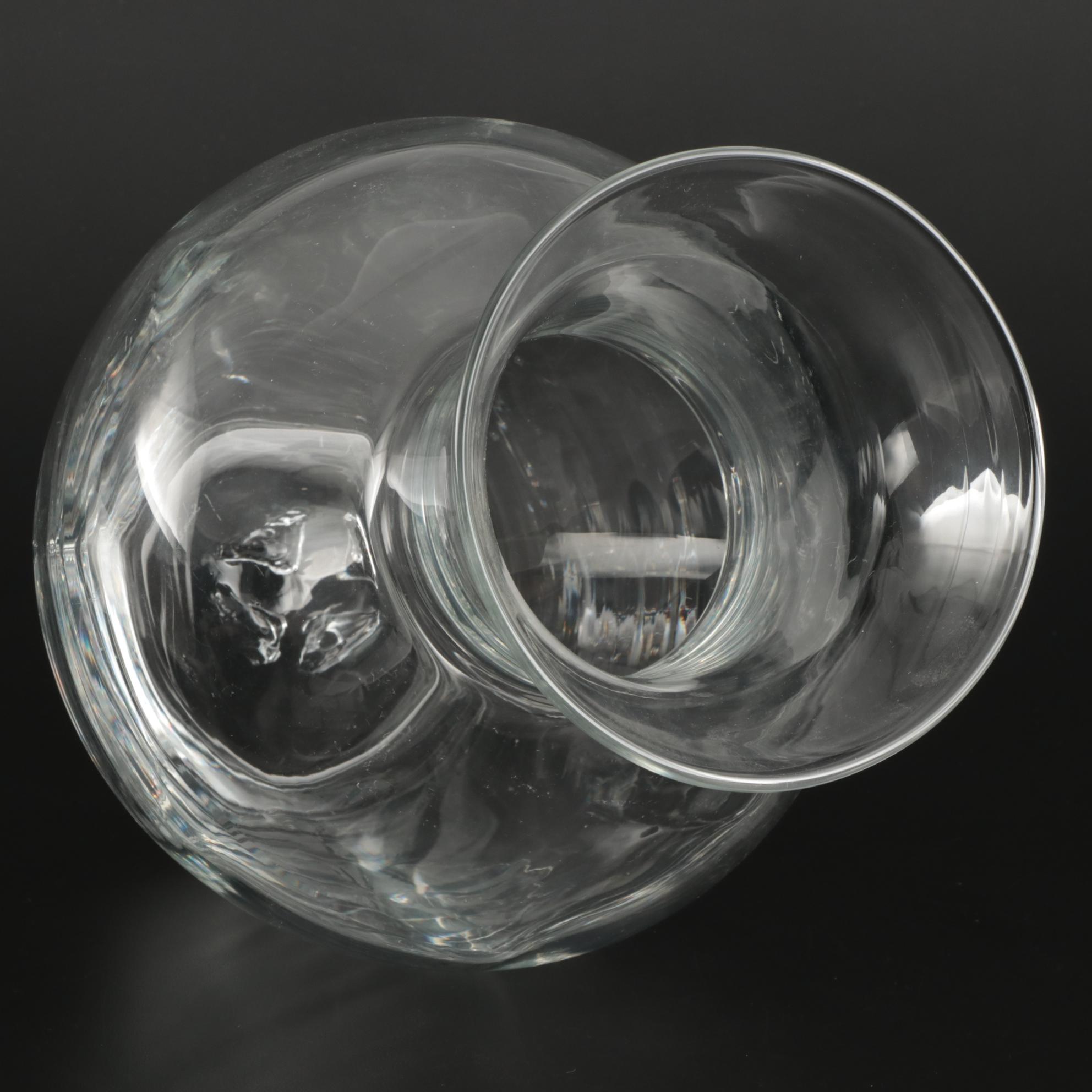 Simon Pearce "Shelburne" Hand Blown Glass Vase