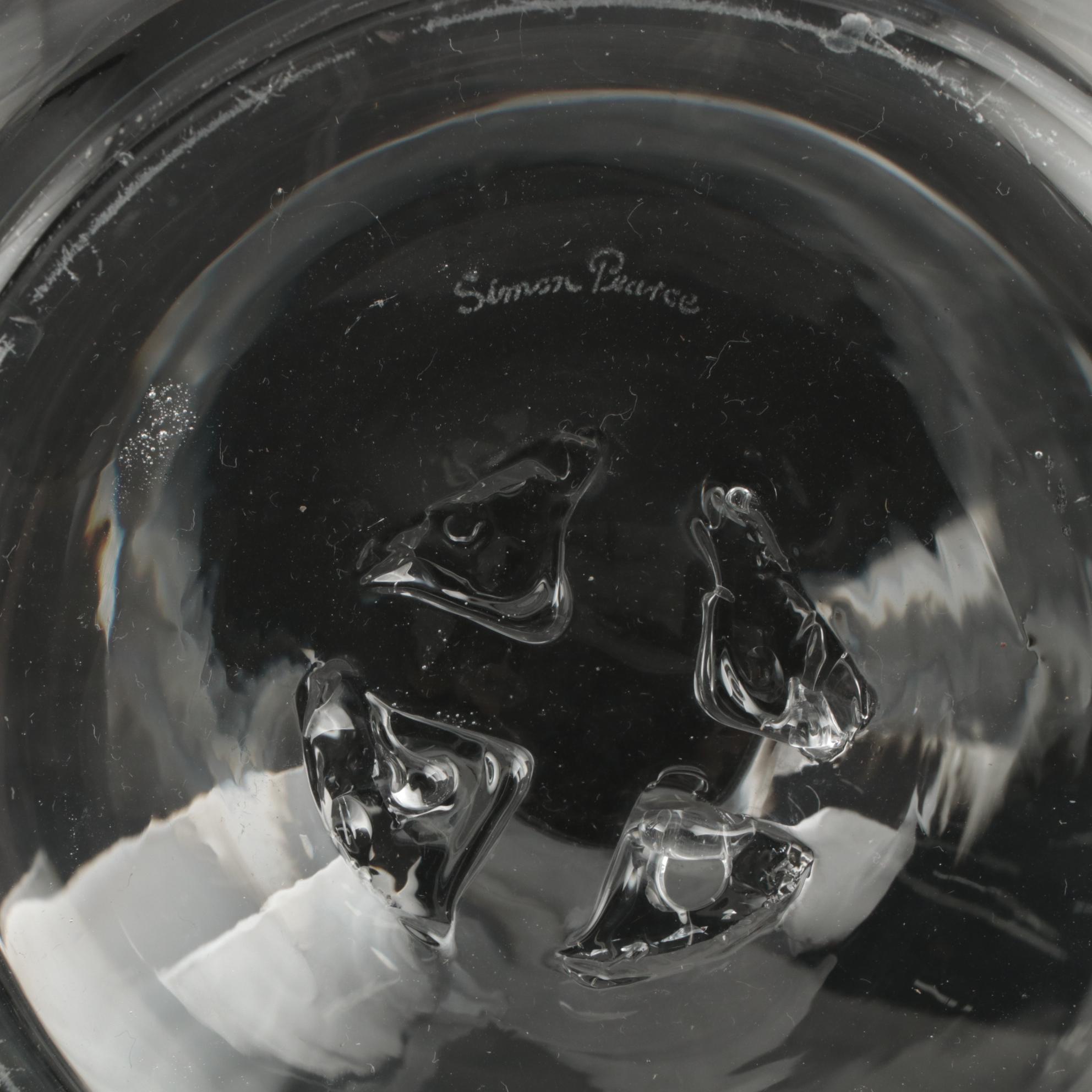 Simon Pearce "Shelburne" Hand Blown Glass Vase