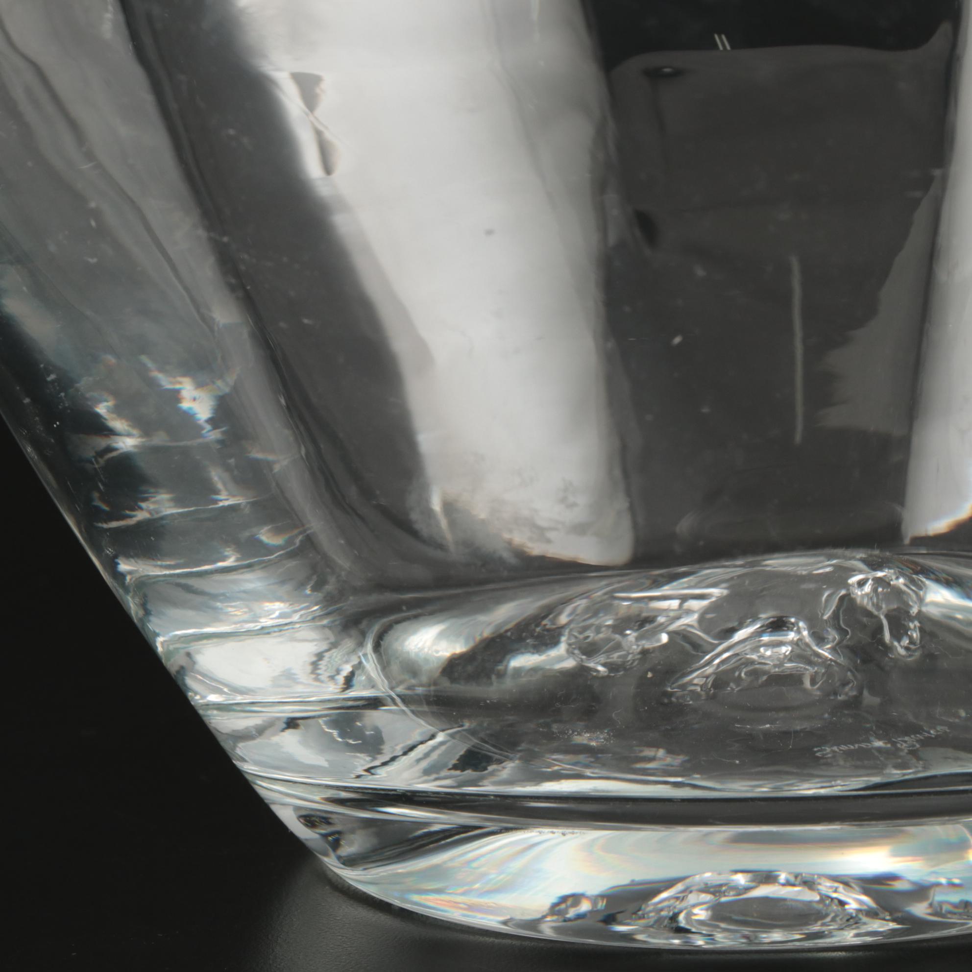 Simon Pearce "Shelburne" Hand Blown Glass Vase