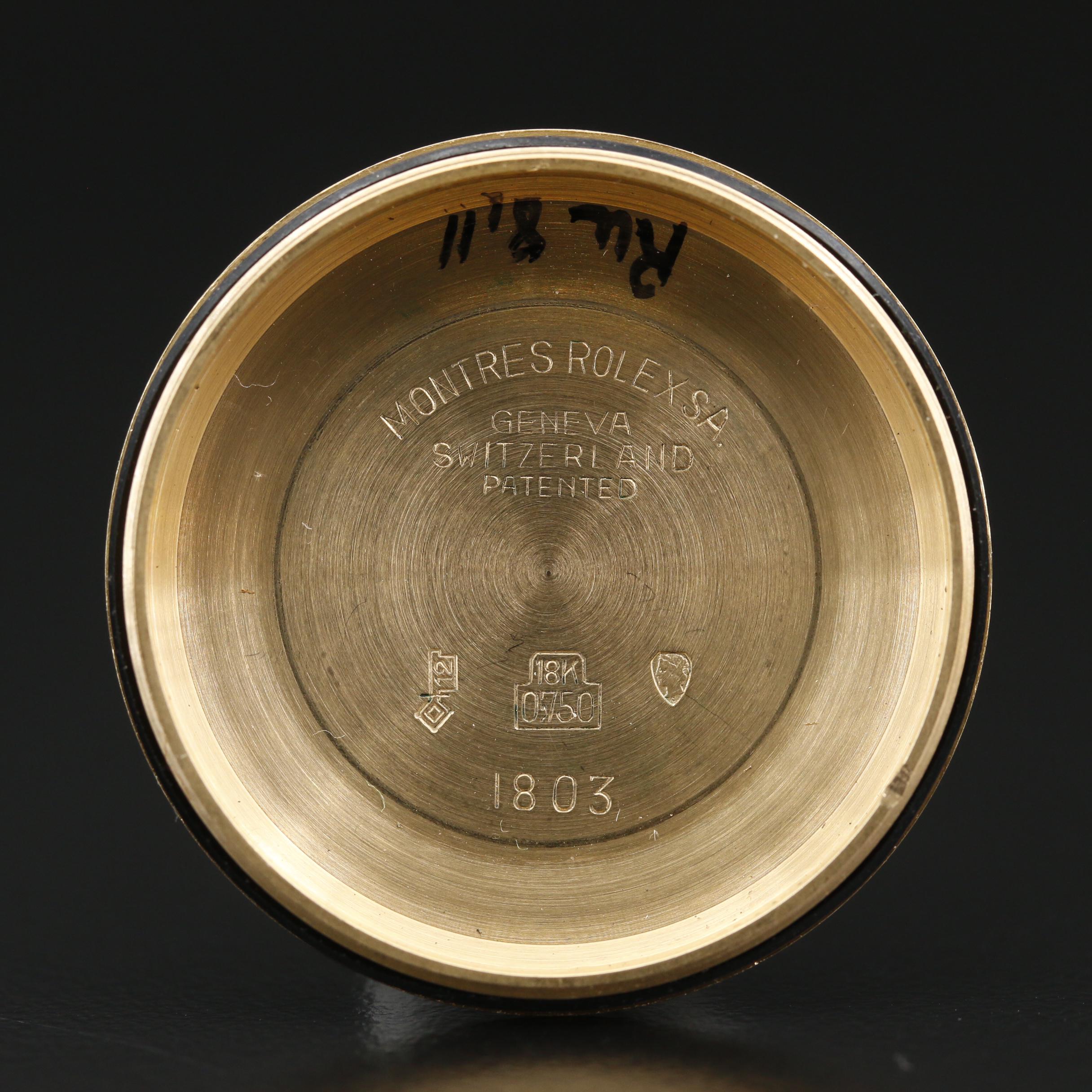 1973 Rolex Day - Date 18K Gold and 1.44 CTW Diamonds Watch