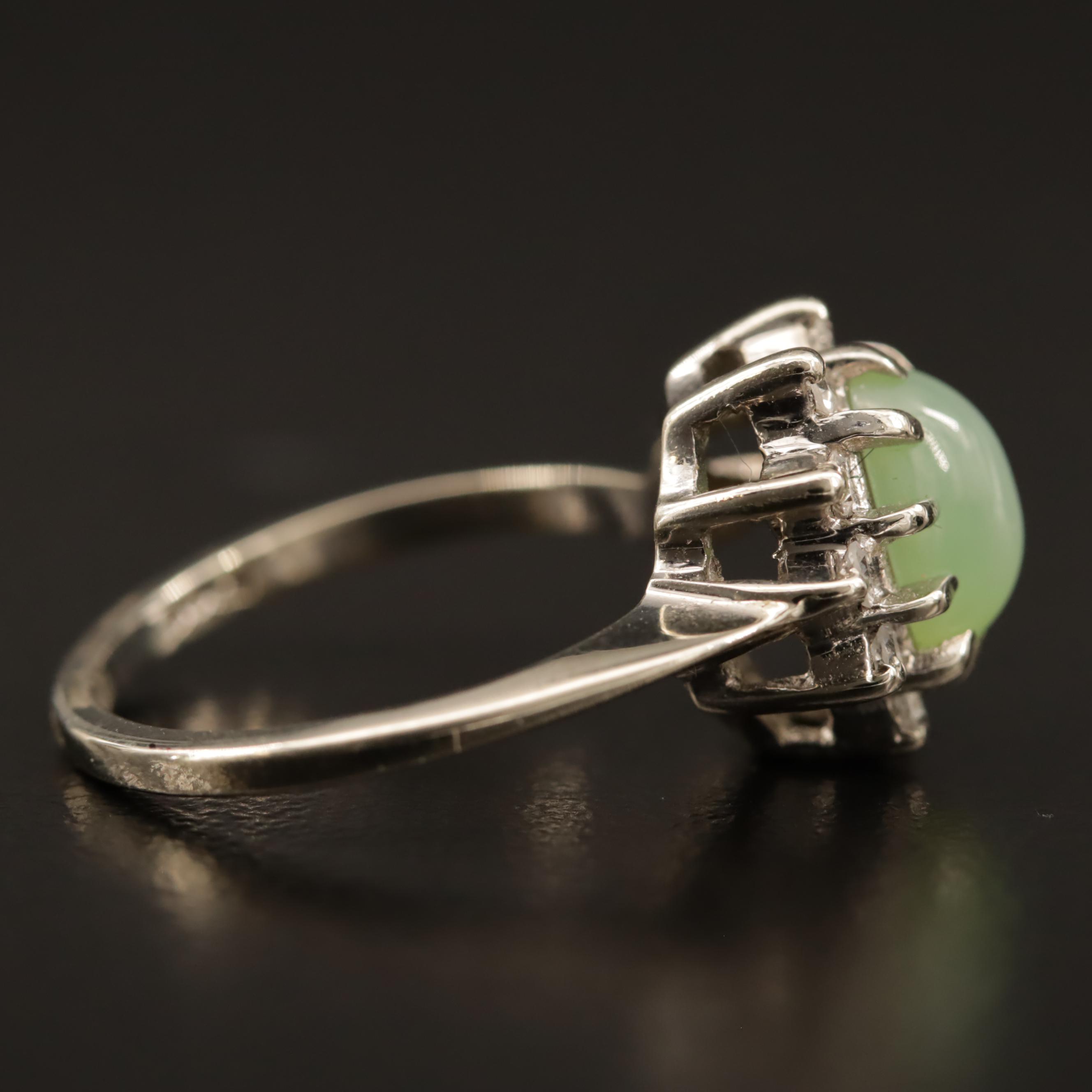 14K Linde Star Sapphire Ring with Diamonds