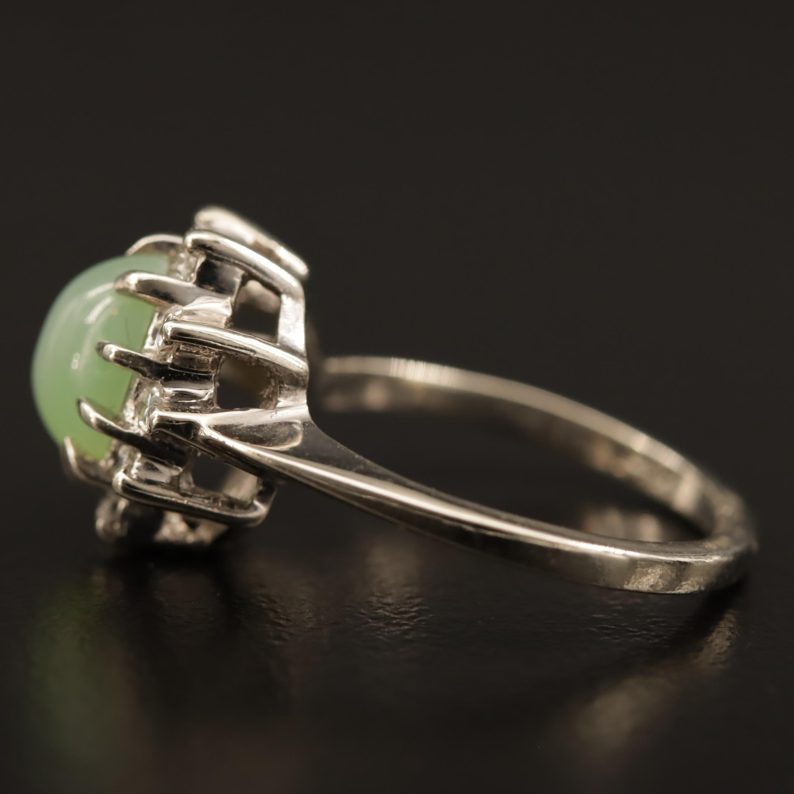 14K Linde Star Sapphire Ring with Diamonds