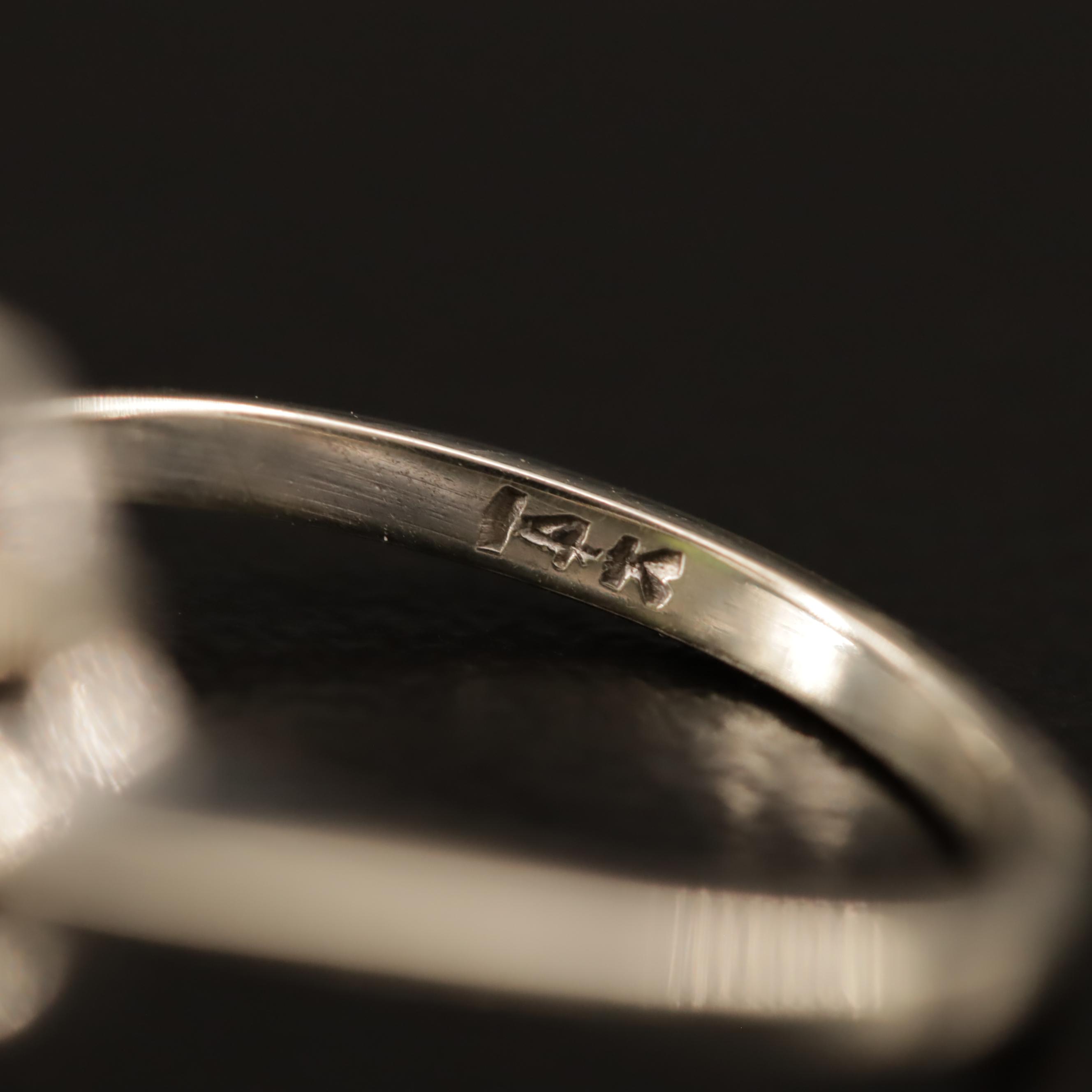 14K Linde Star Sapphire Ring with Diamonds