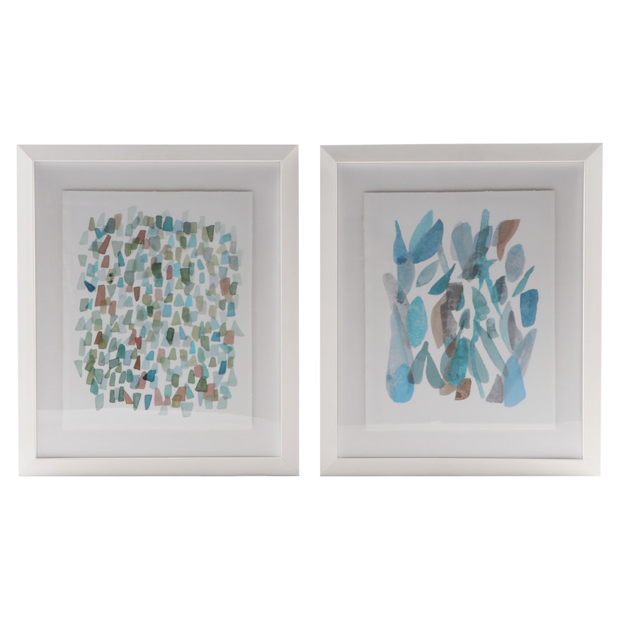 Giclées "Ocean Glass Series 2" and "Ocean Glass Series 5"