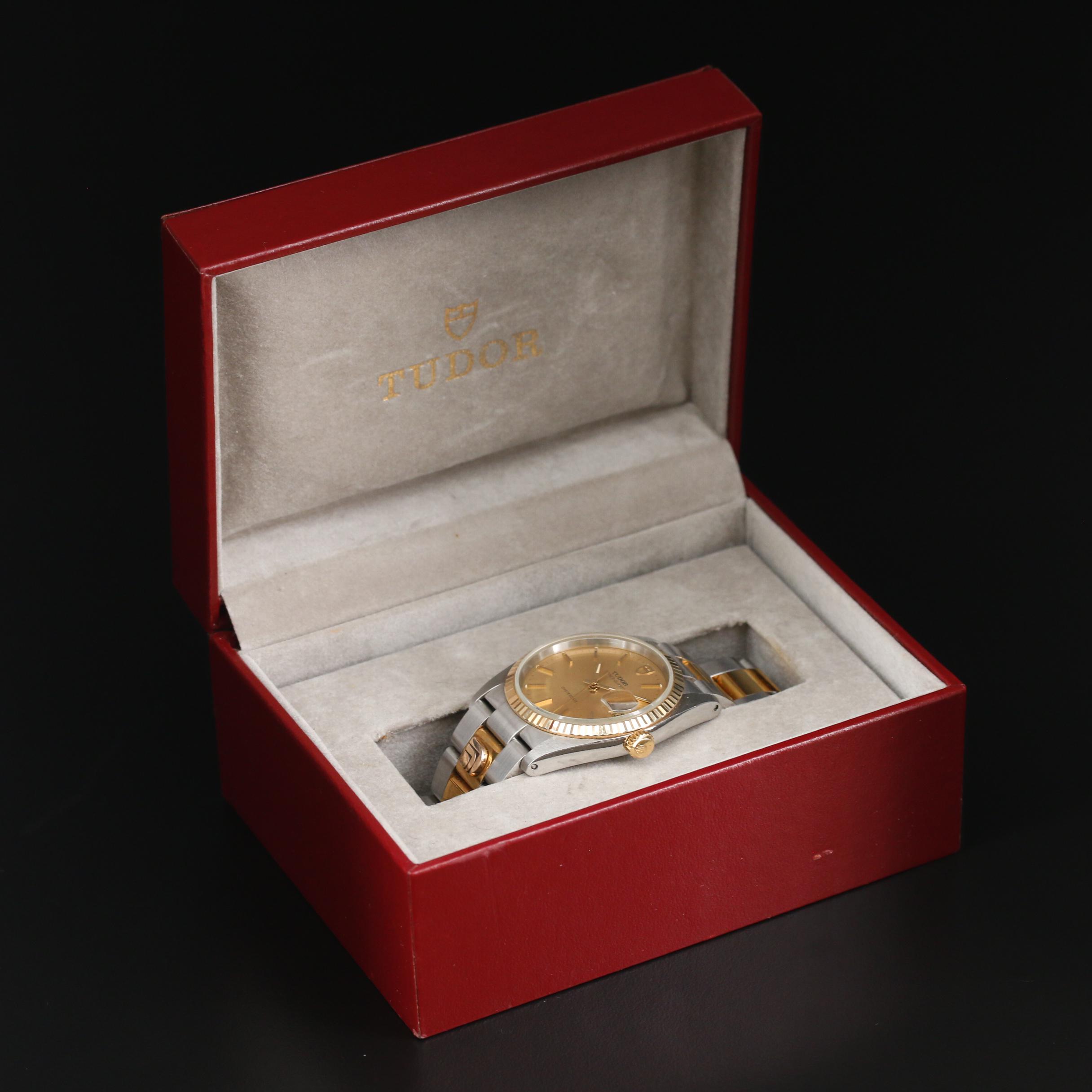 Tudor Prince 18K and Stainless Steel Quartz Award Watch