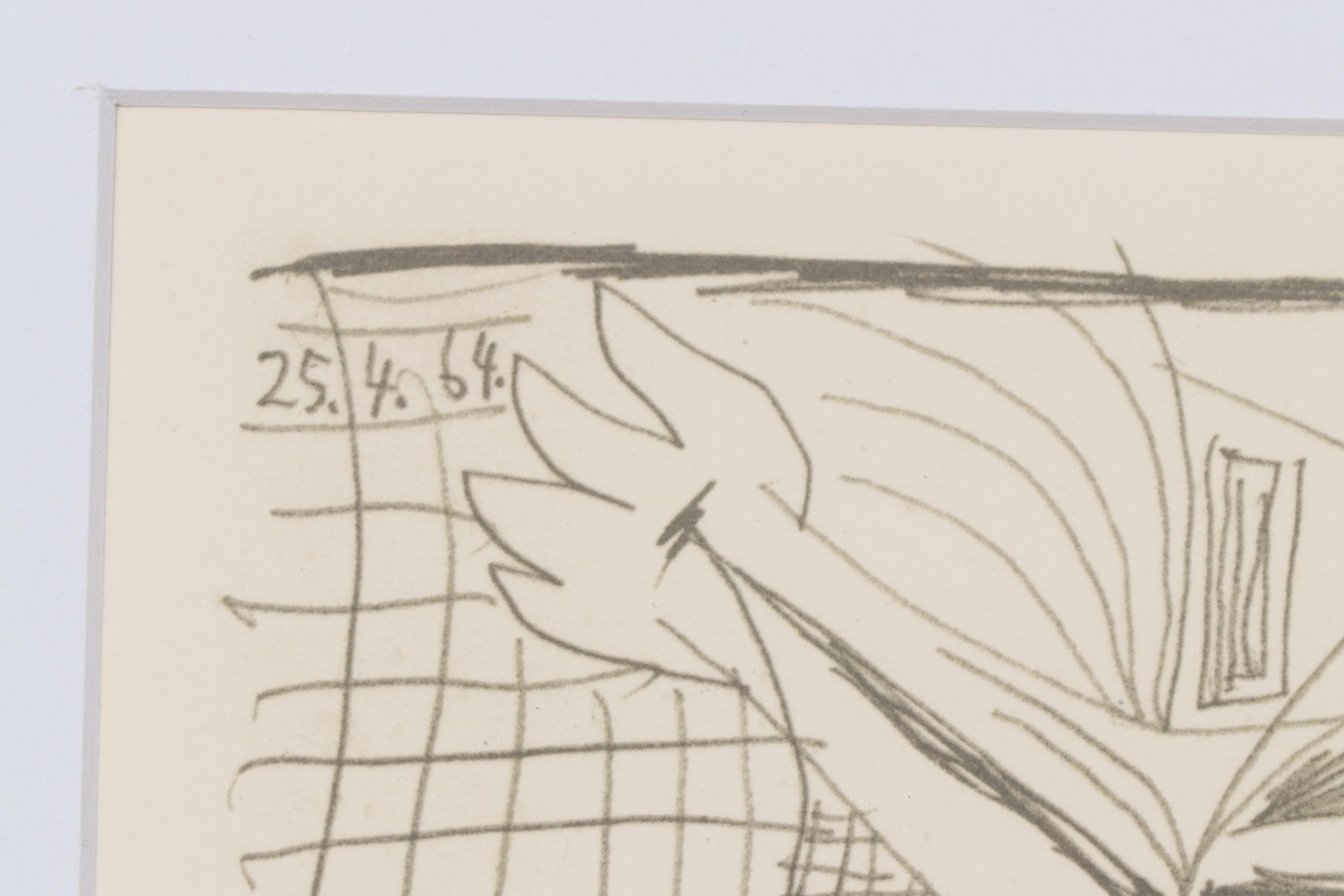 Pablo Picasso Lithograph from "Le Goût du Bonheur", 1970