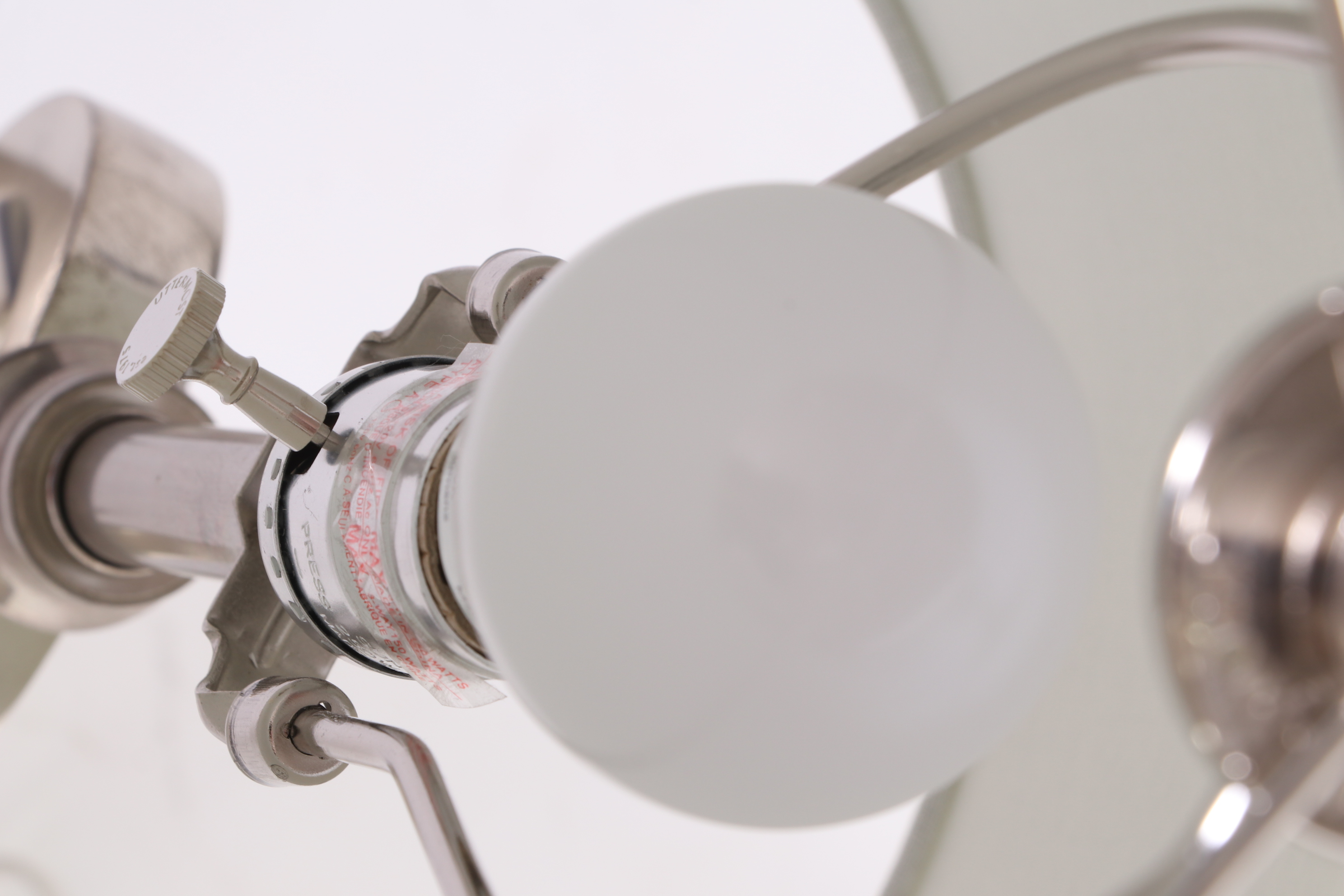 Modern Marbleized Table Lamps with Fabric Shades