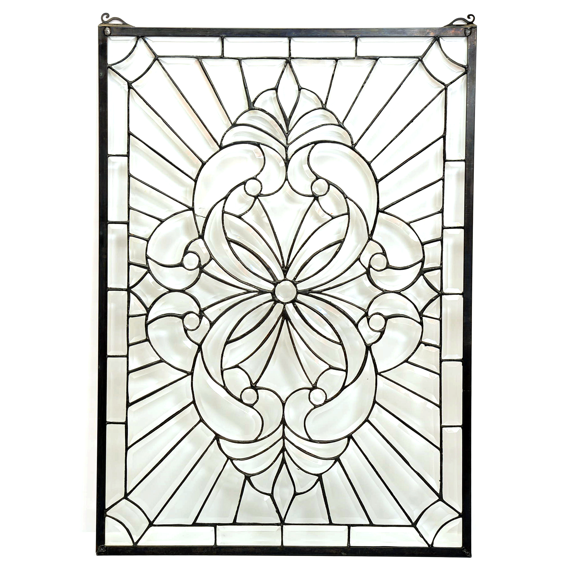 Beveled Leaded Glass Panel
