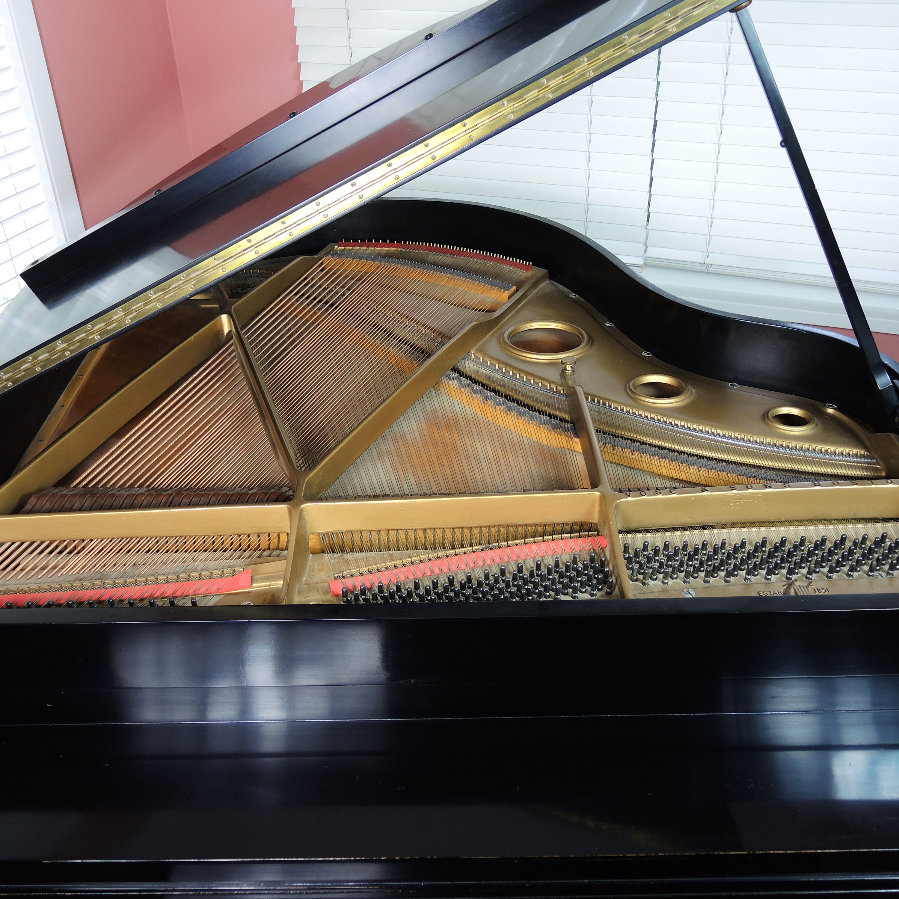 Vose & Sons Baby Grand Piano with Bench, Mid to Late 20th Century