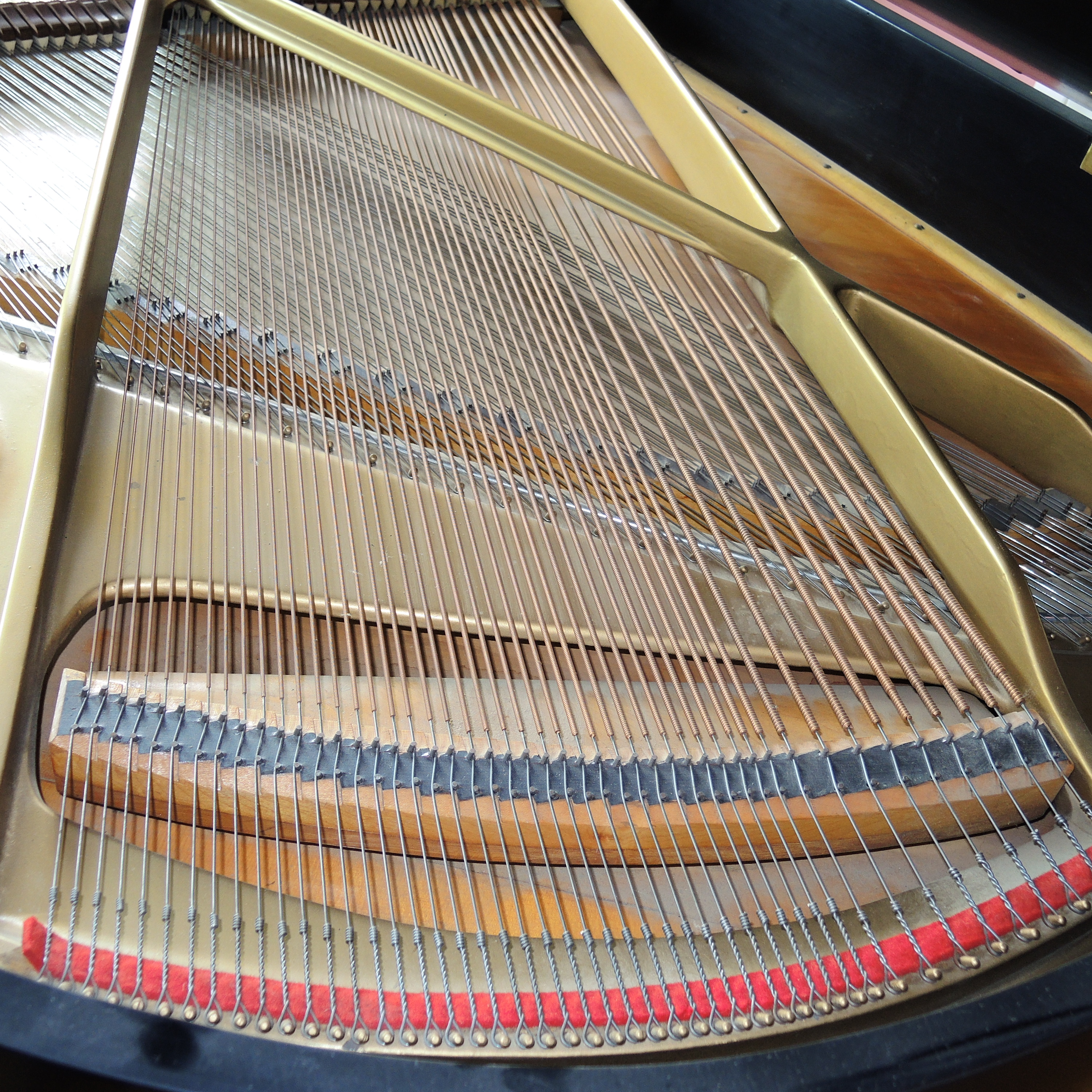 Vose & Sons Baby Grand Piano with Bench, Mid to Late 20th Century