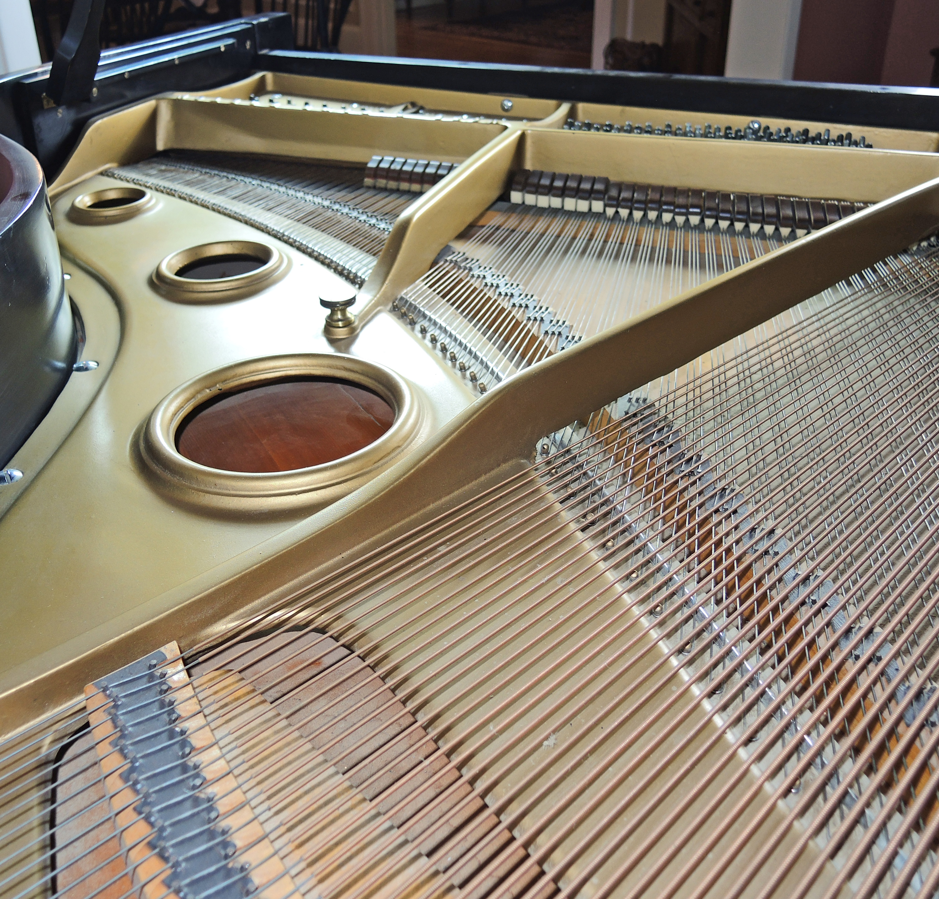 Vose & Sons Baby Grand Piano with Bench, Mid to Late 20th Century