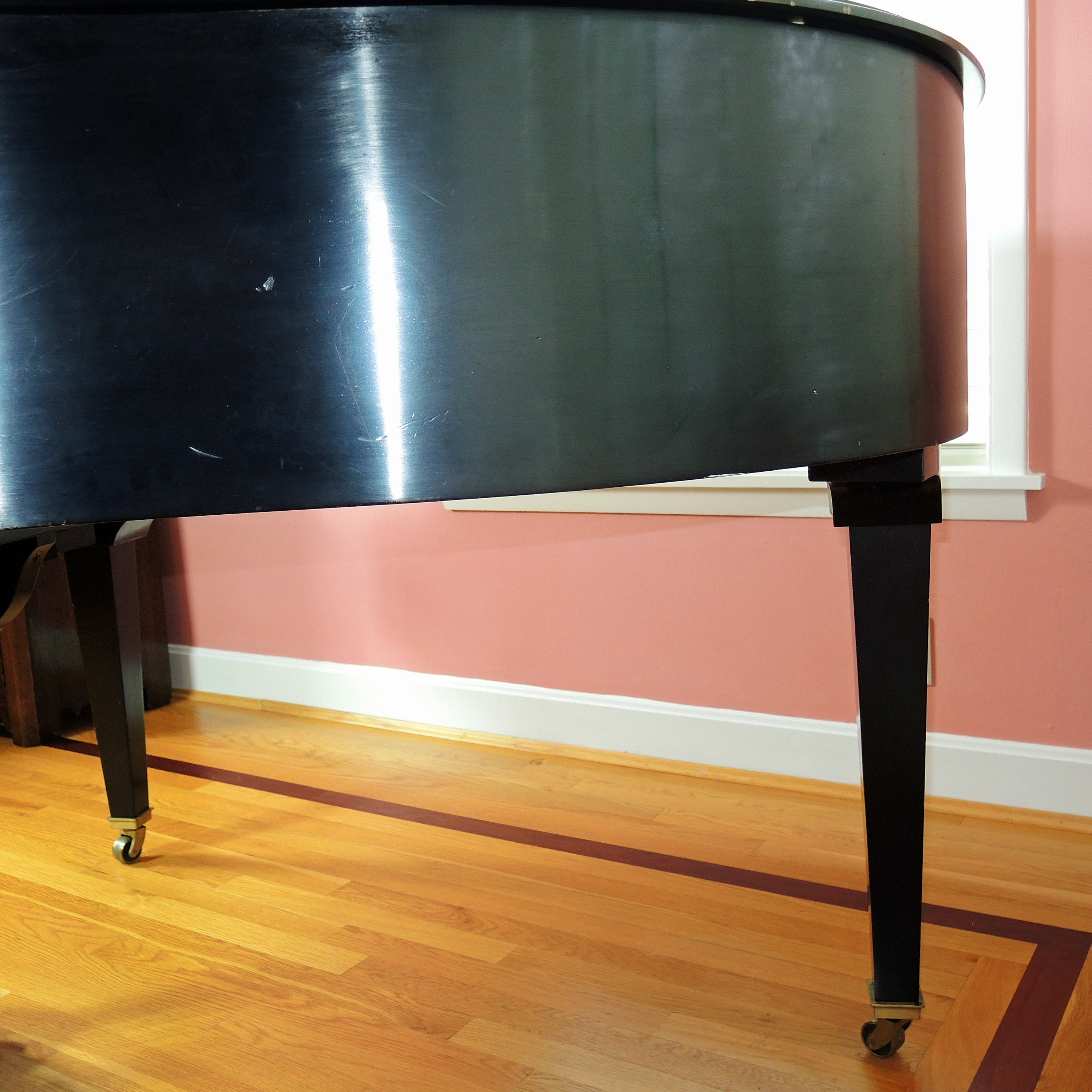 Vose & Sons Baby Grand Piano with Bench, Mid to Late 20th Century