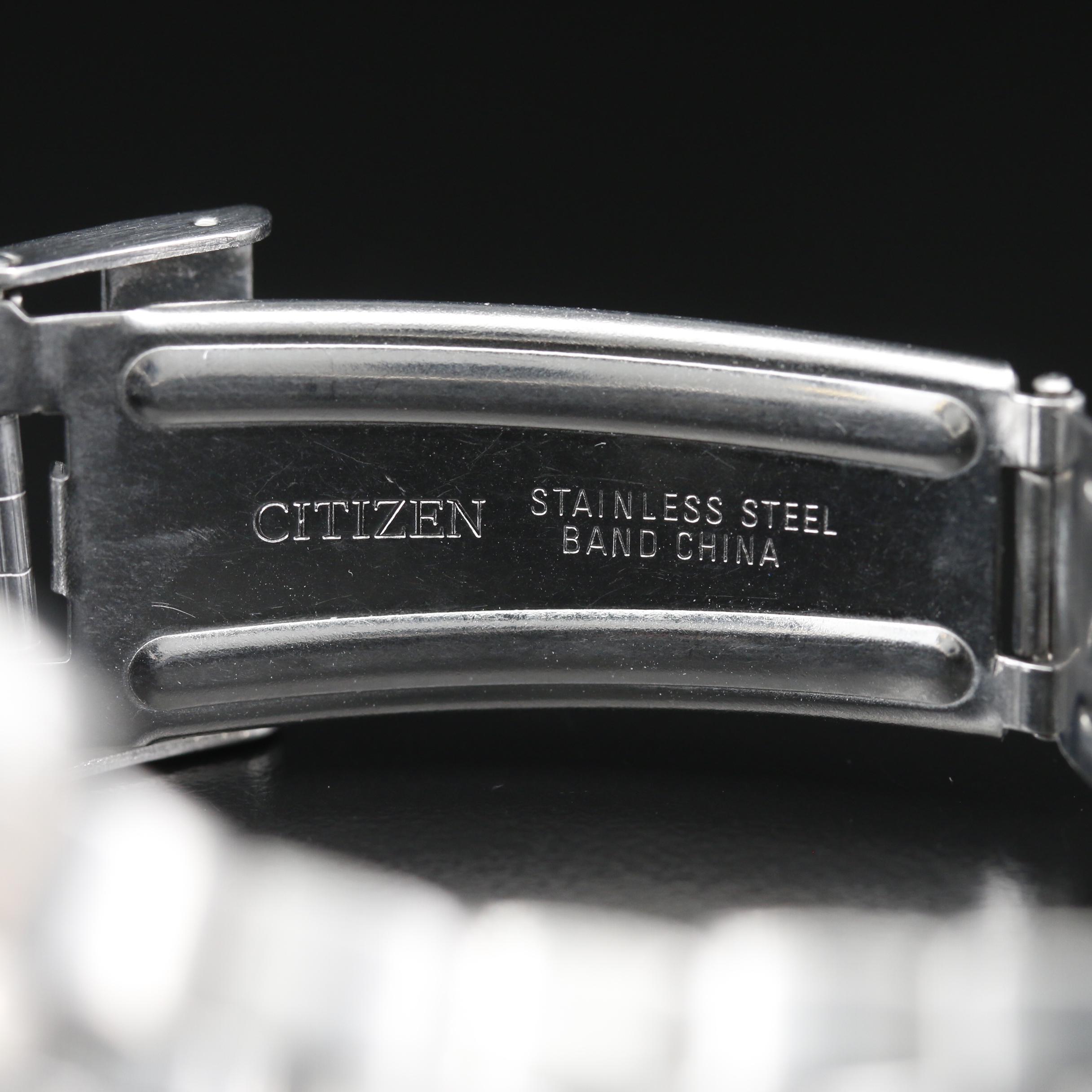 Citizen Navihawk Blue Angels Stainless Steel Chronograph Quartz Watch