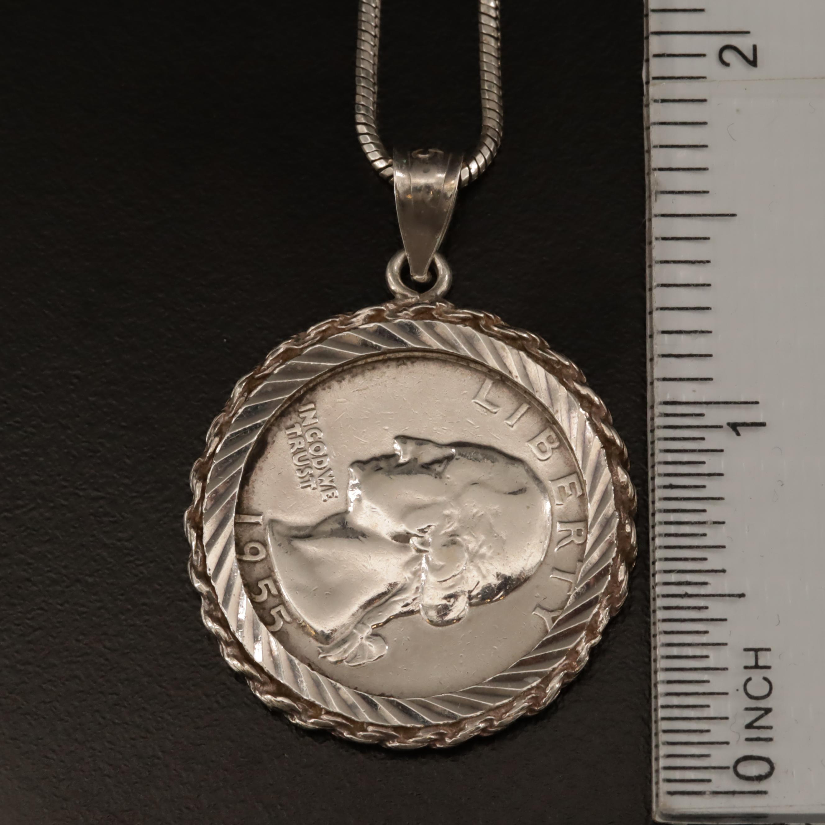 United States Coin Jewelry Including Sterling, Mercury and Barber Silver Dimes