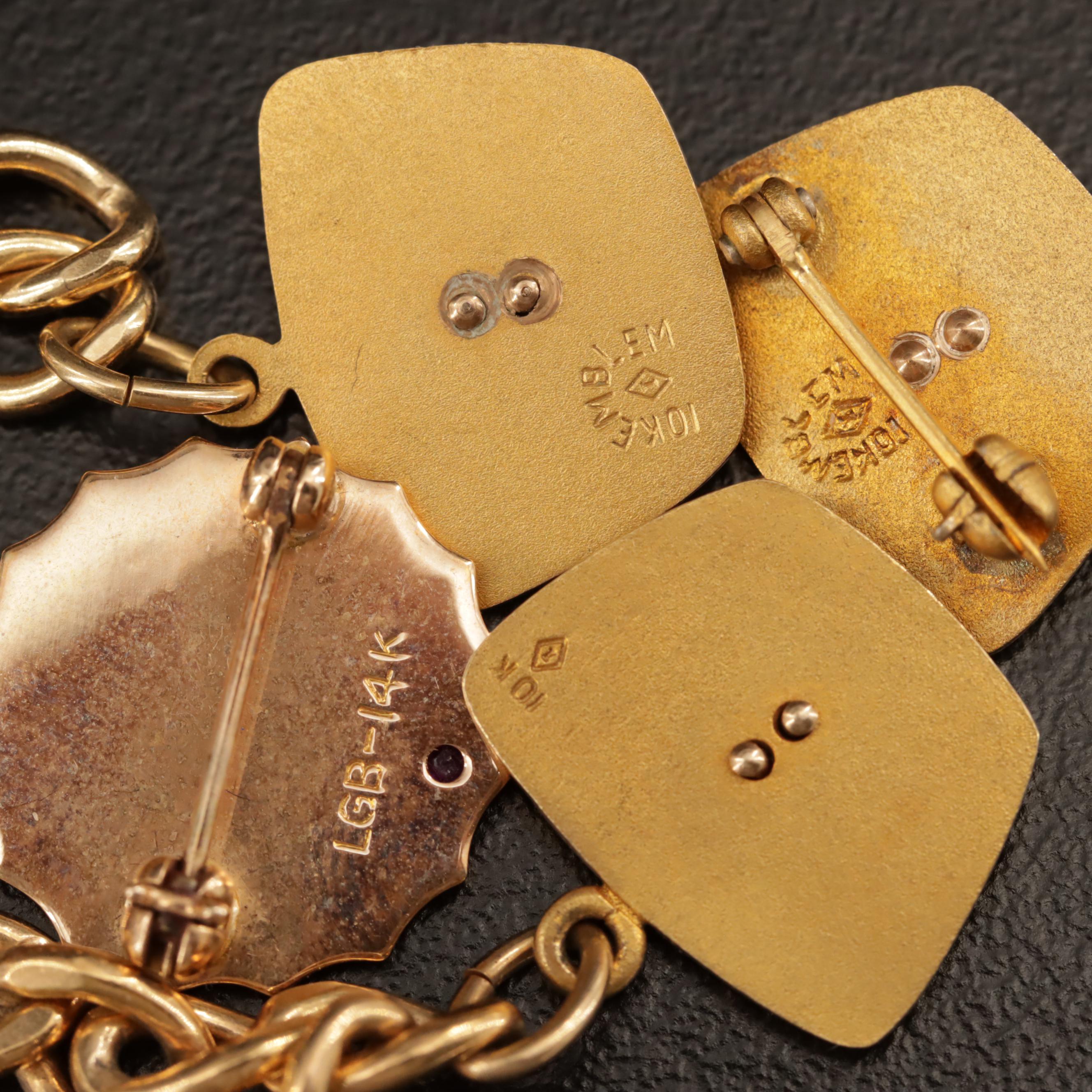 10K and 14K Service Recognition Jewelry