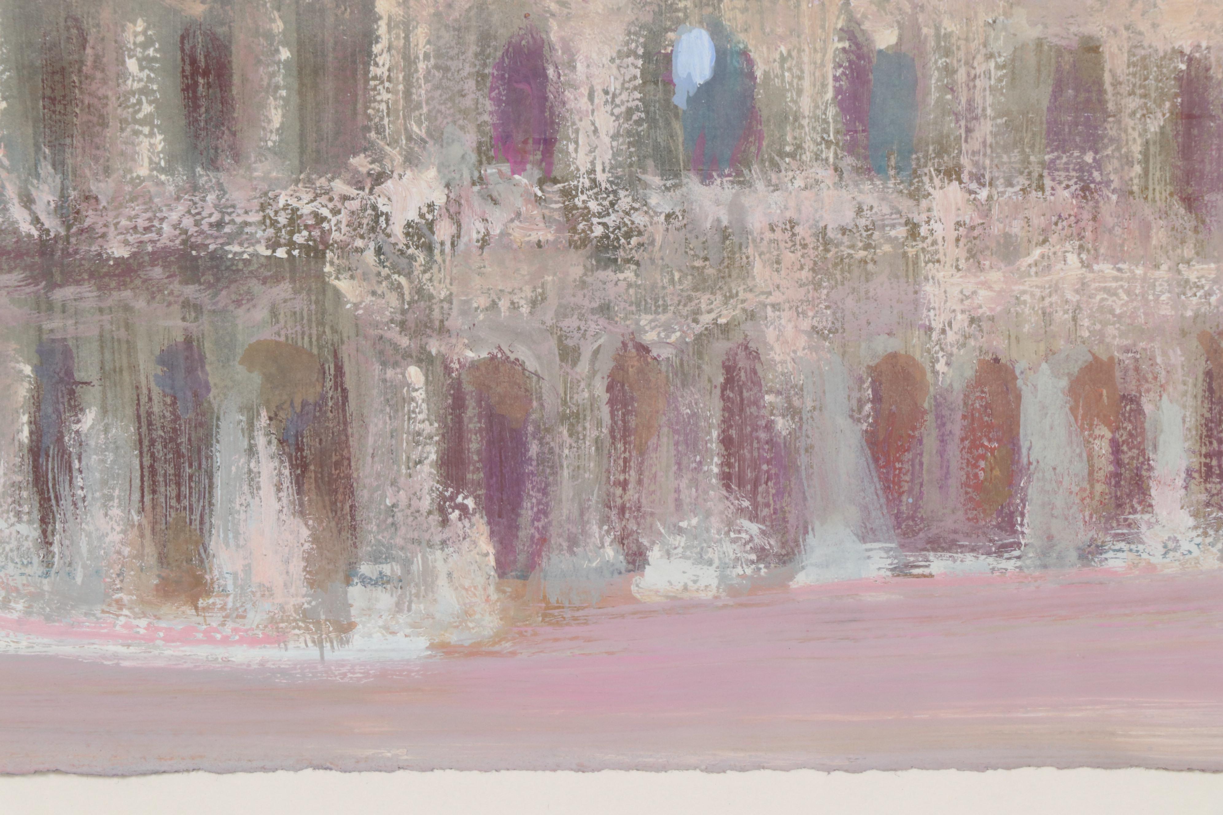 Han Xin Gouache Painting of Roman Coliseum