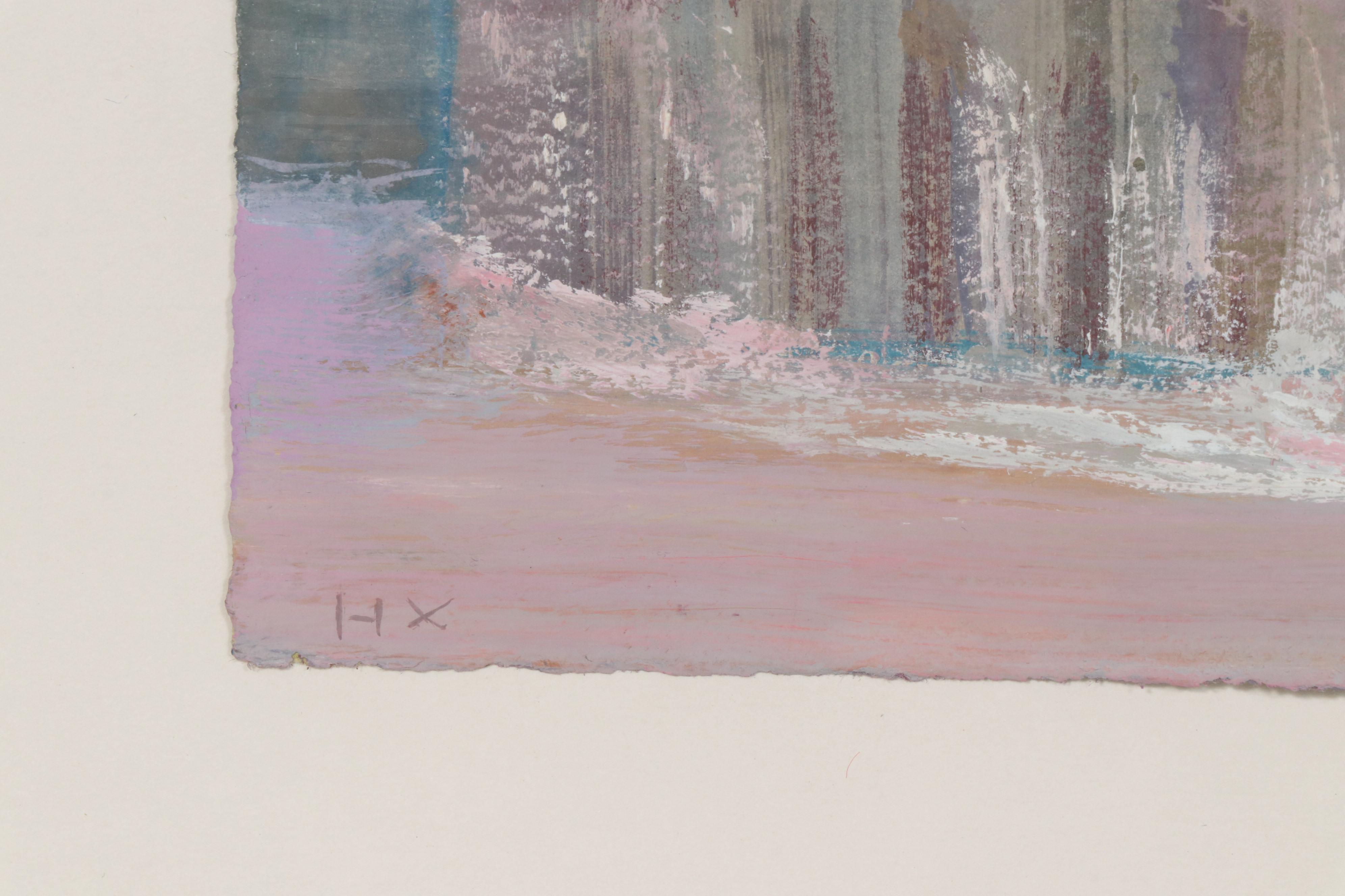 Han Xin Gouache Painting of Roman Coliseum