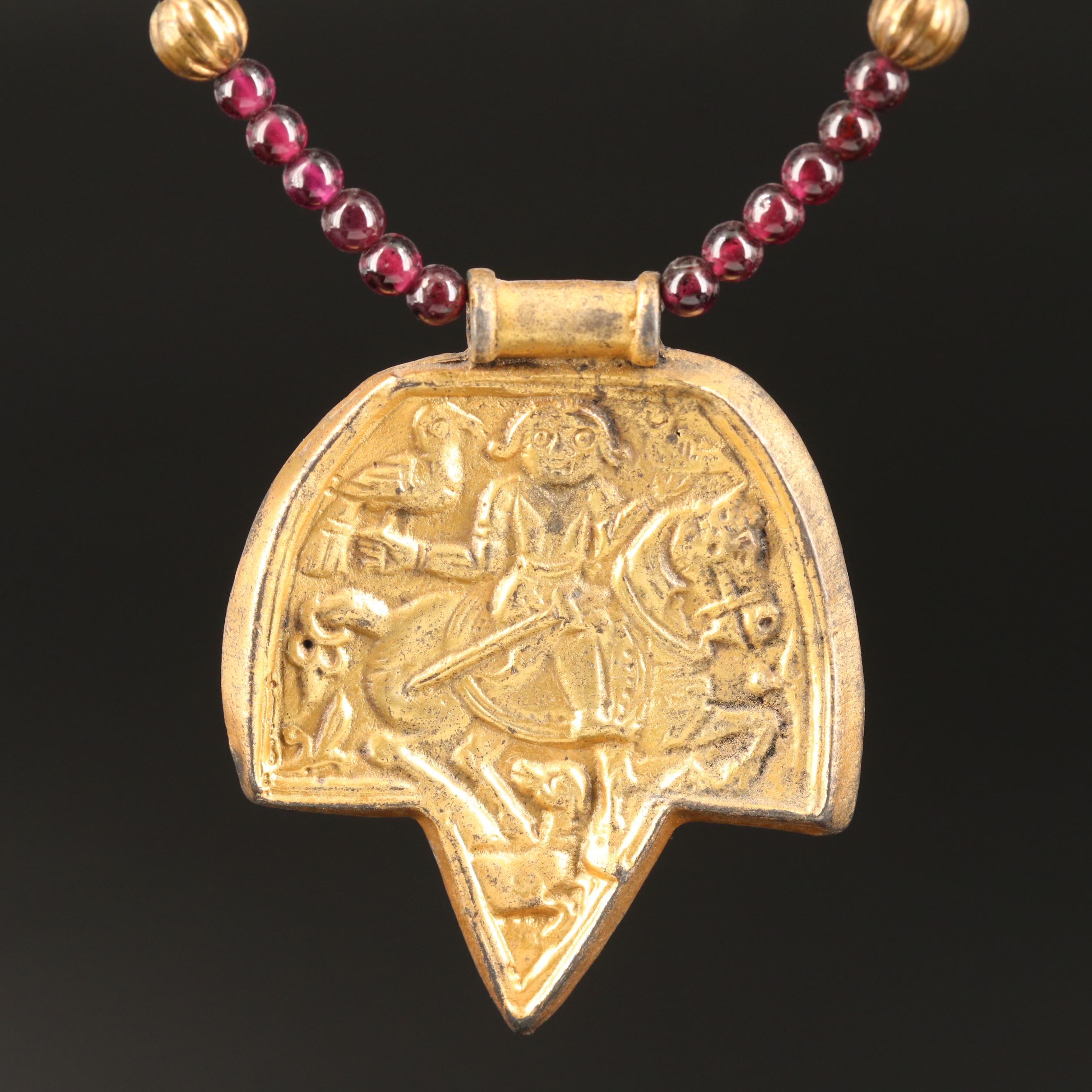 Alva Museum Replica Palden Lhamo "Glorious Goddess" Amulet Necklace