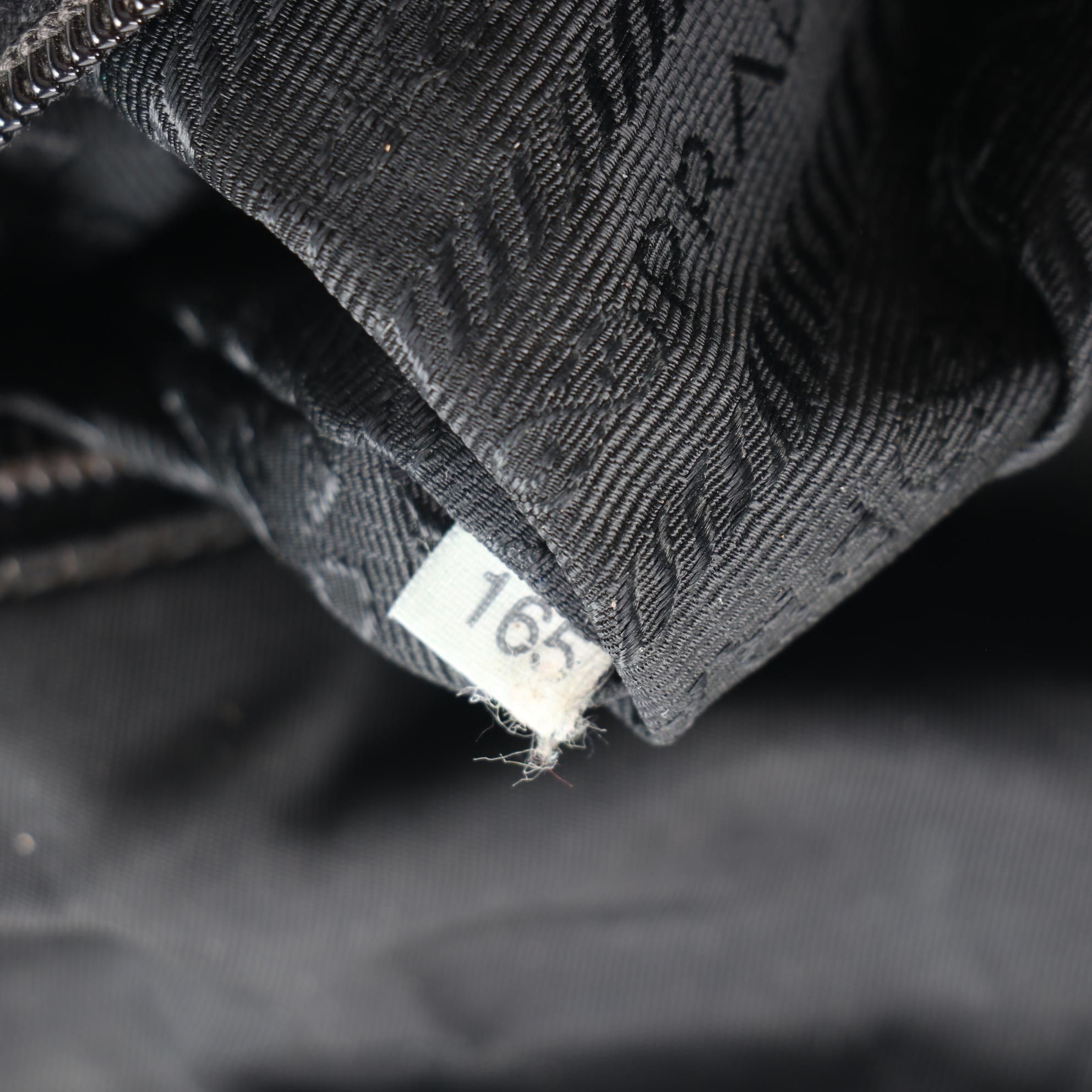 Prada Tessuto Nylon and Patent Leather Two-Way Handbag