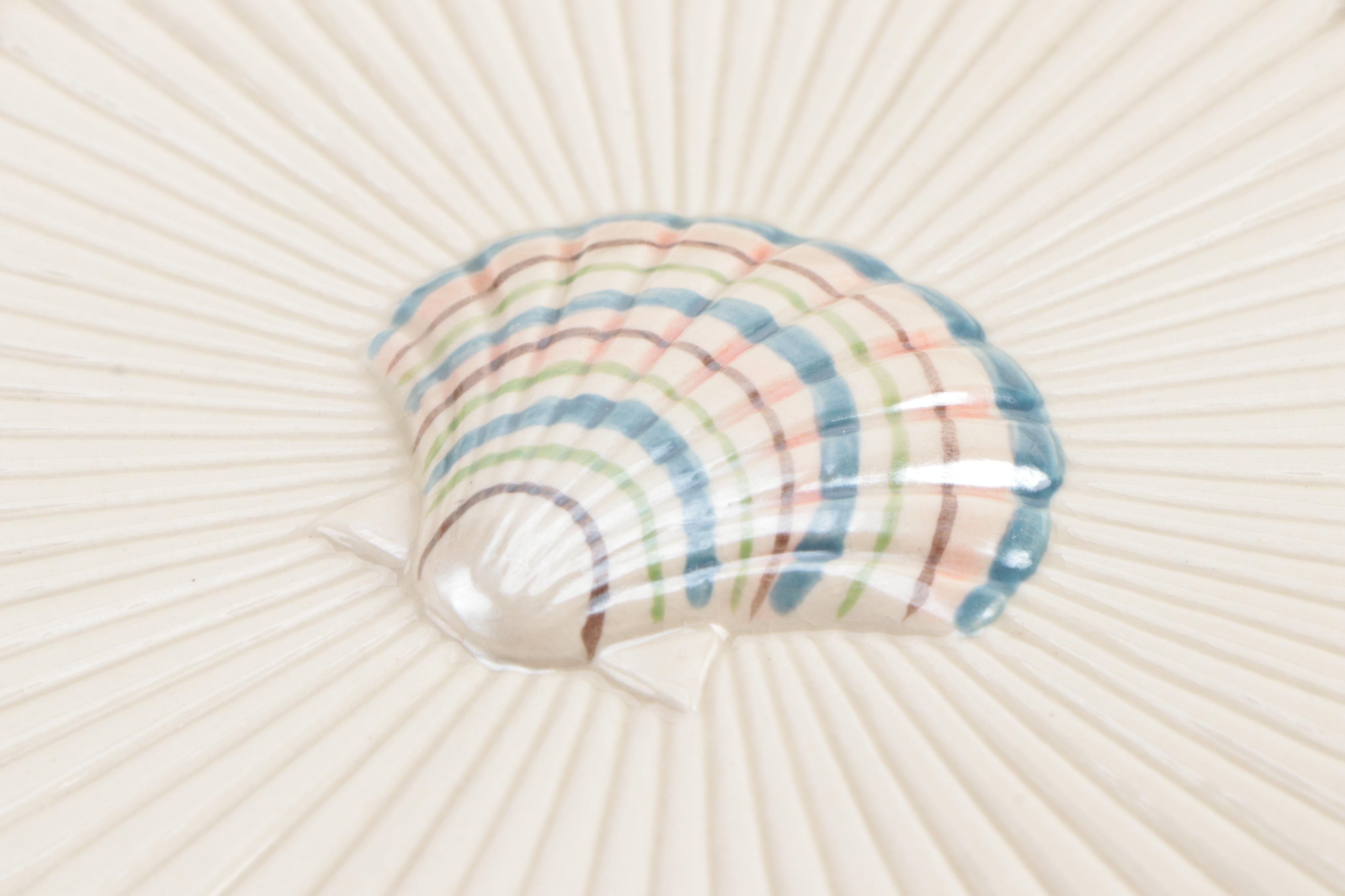 Fitz and Floyd Exotic Jungle Clock, Fish Collection Canapé Plates