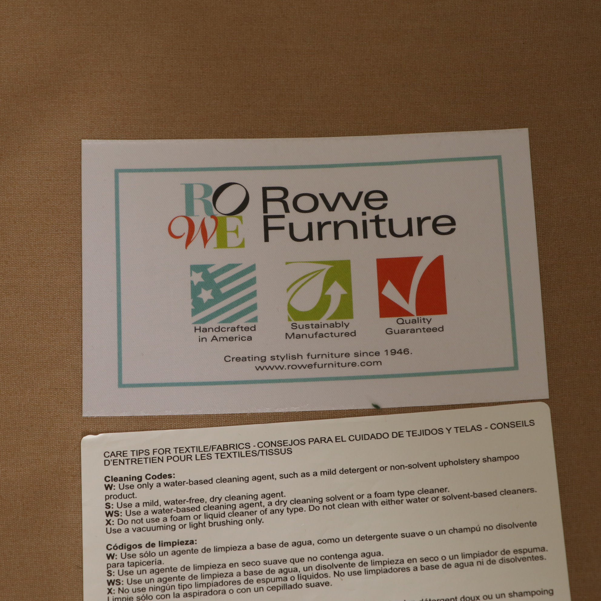 Rowe Furniture "Thatcher" Upholstered Armchair